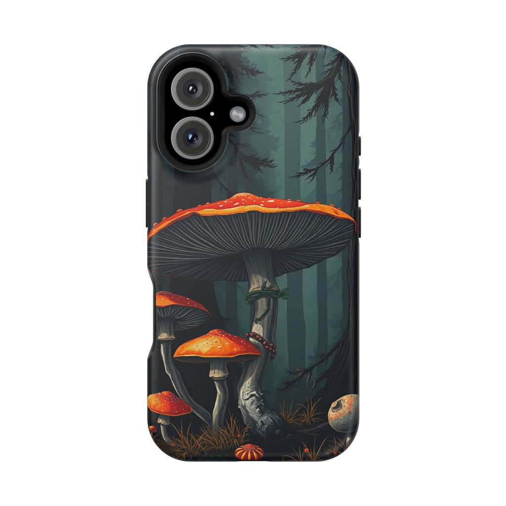 iPhone Mushroom Forest Dark Academia Slim Everyday Designer Case · iPhone Case