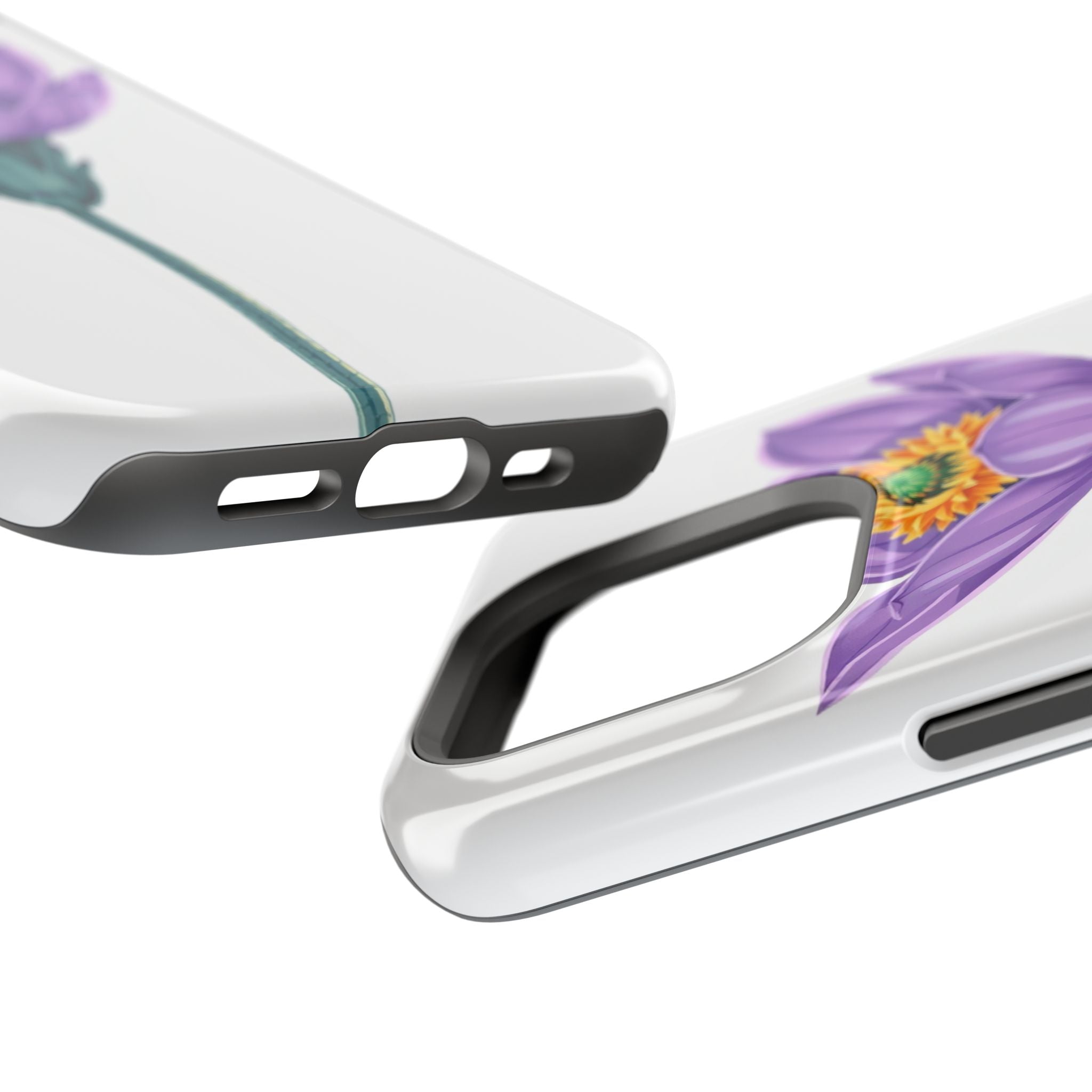iPhone Indigo And Violet Desert Flower Slim Everyday Designer Case · iPhone Case