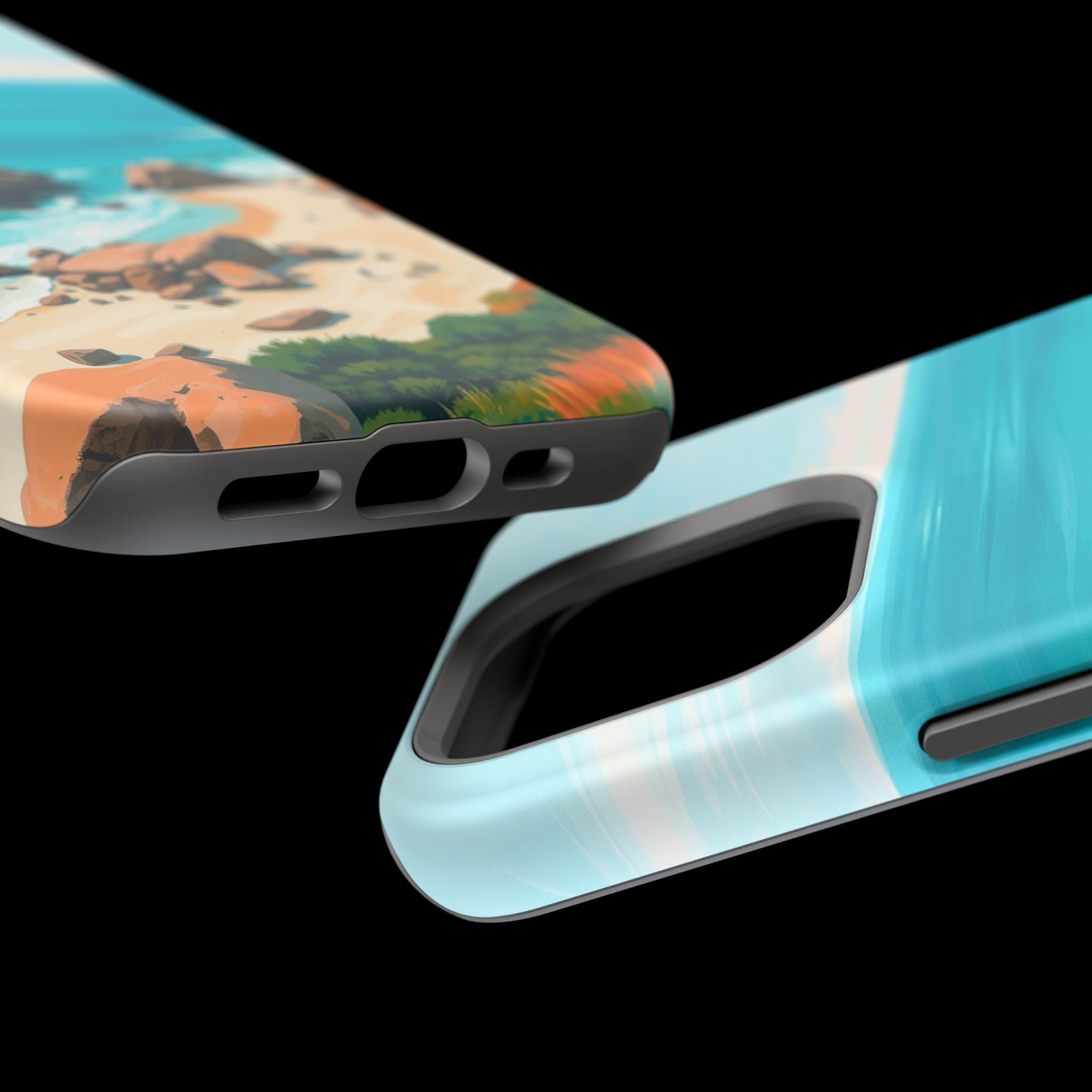 iPhone Pebble Beach Cinematic Art Bold Modern Everyday Snap Case · iPhone Case