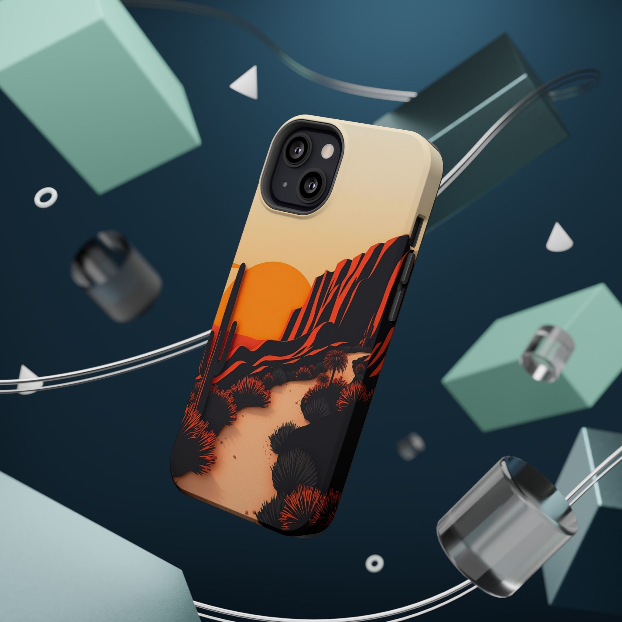 iPhone Serene Mesa Sunset Design 12 Slim Everyday Designer Case · iPhone Case