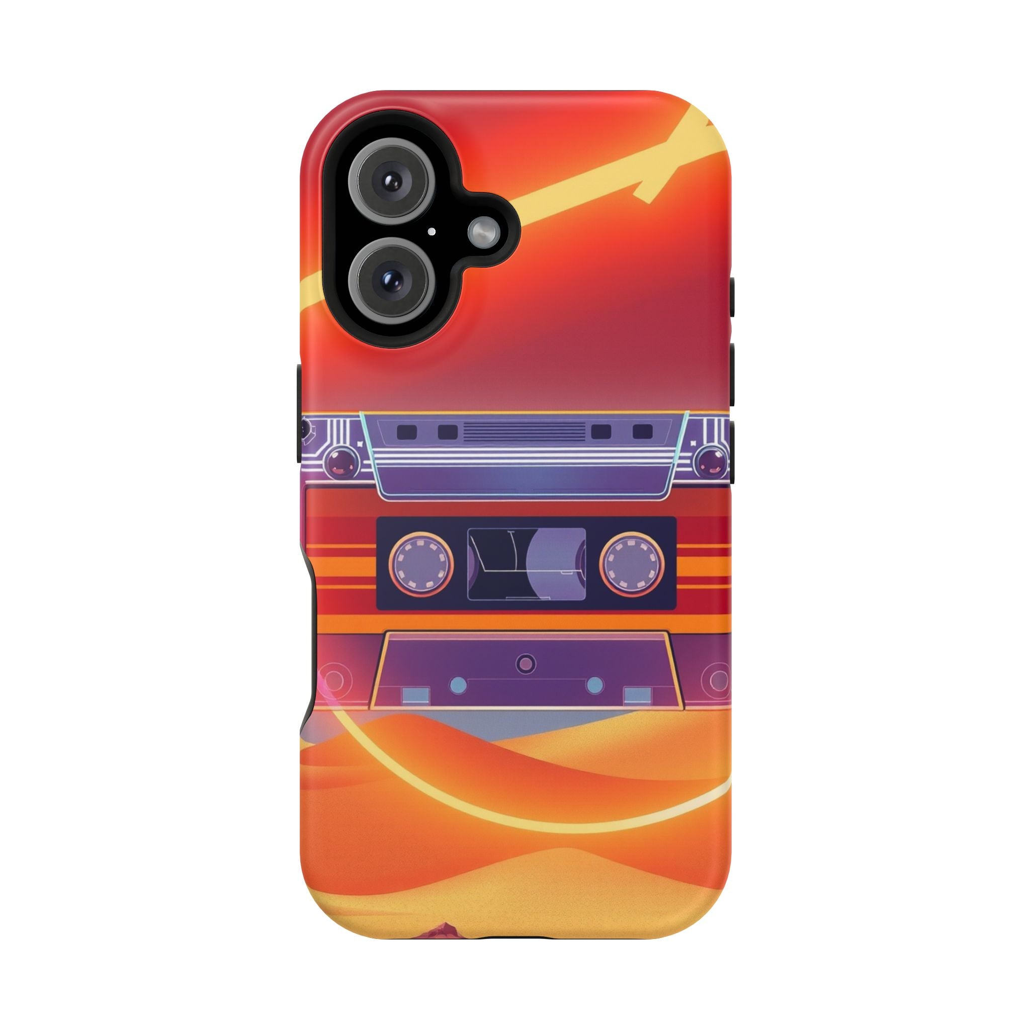 iPhone Cassette Tape Rewind Bold Art Slim Everyday Designer Case · iPhone Case