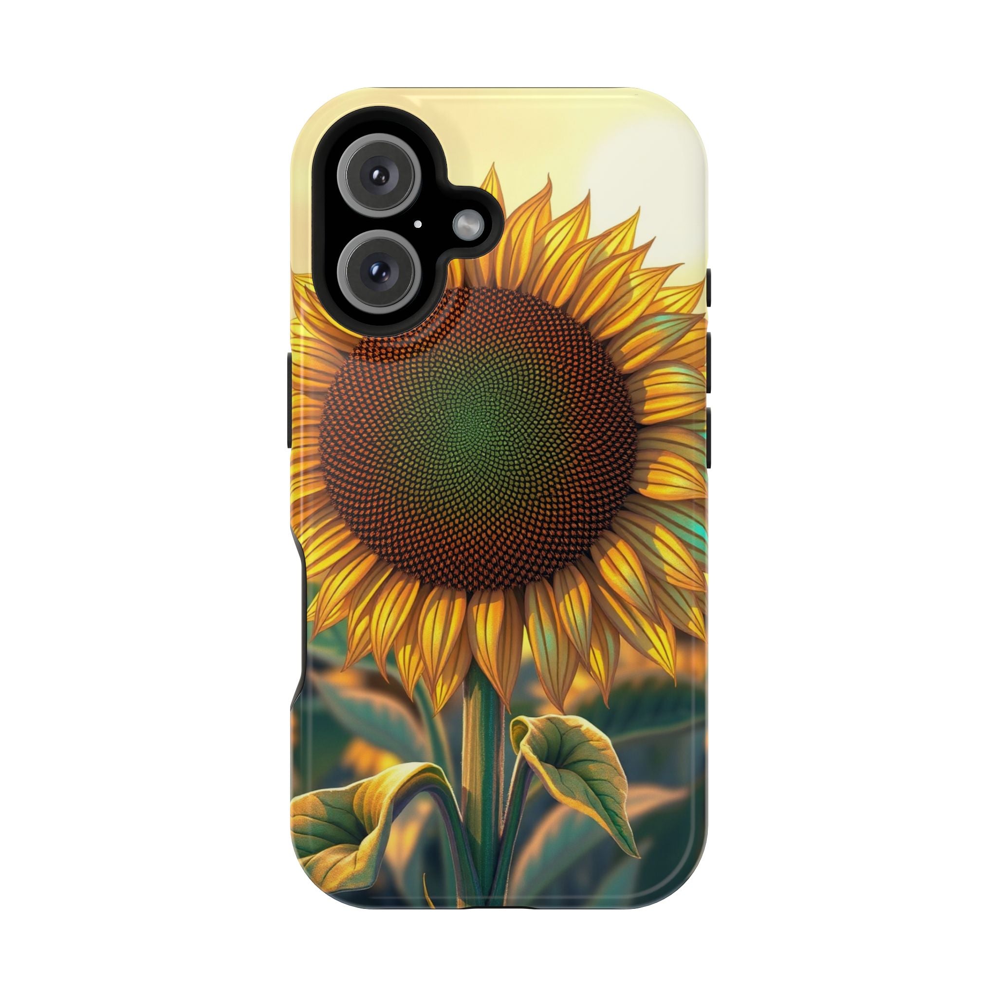 iPhone Sunflower Prairie Bold Art Bold Modern Everyday Snap Case · iPhone Case