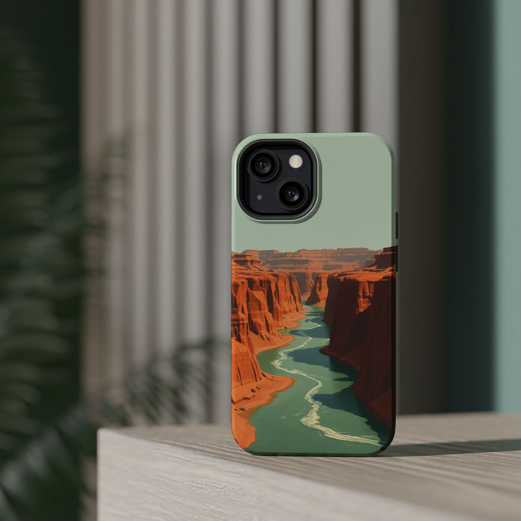 iPhone Burnt Orange And Sand River Canyon Slim iPhone Everyday Designer · iPhone