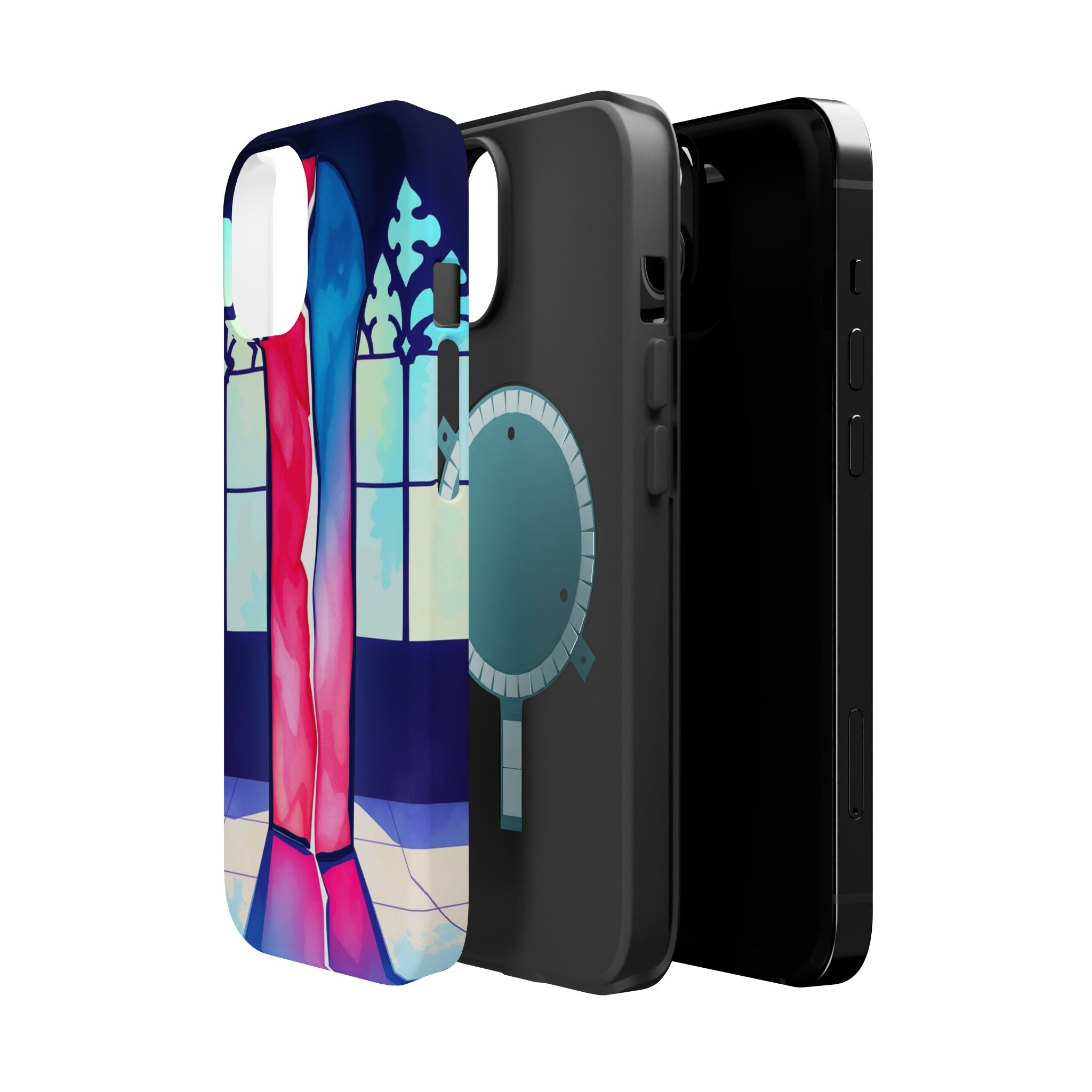 iPhone Stained Glass Break Electric Art Slim Everyday iPhone Designer · iPhone C