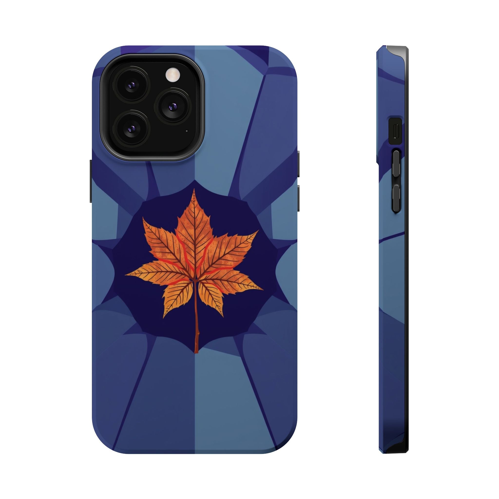 iPhone Autumn Maple Abstract Geometric Slim Everyday Designer Case · iPhone Case