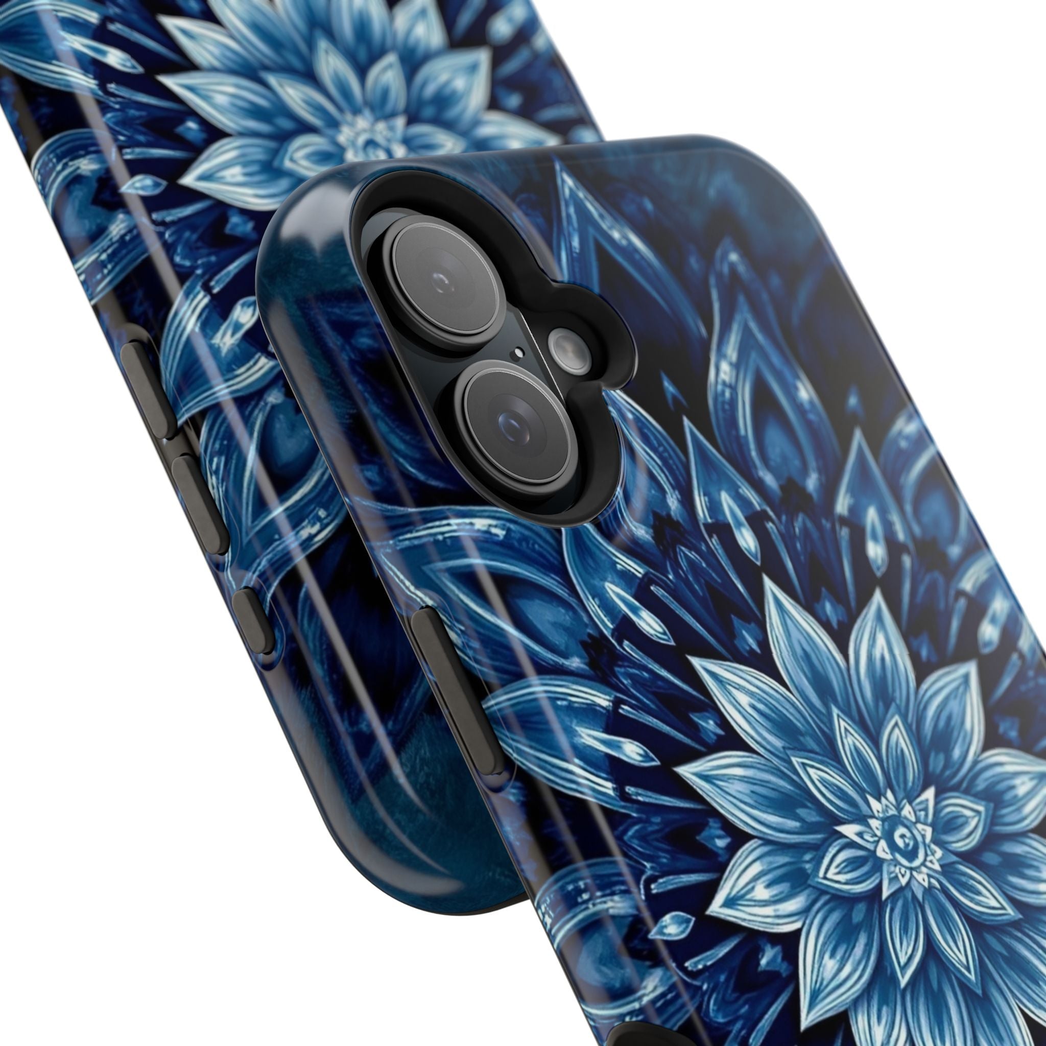 iPhone Floral Mandala Electric Art Bold Modern Everyday Snap Case · iPhone Case