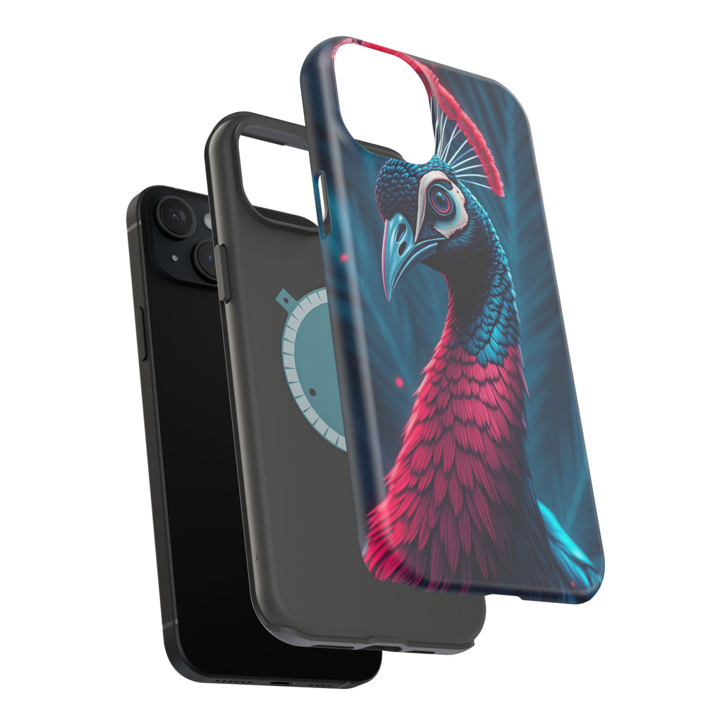 iPhone Nouveau Peacock Electric Art Slim Everyday Designer Case · iPhone Case