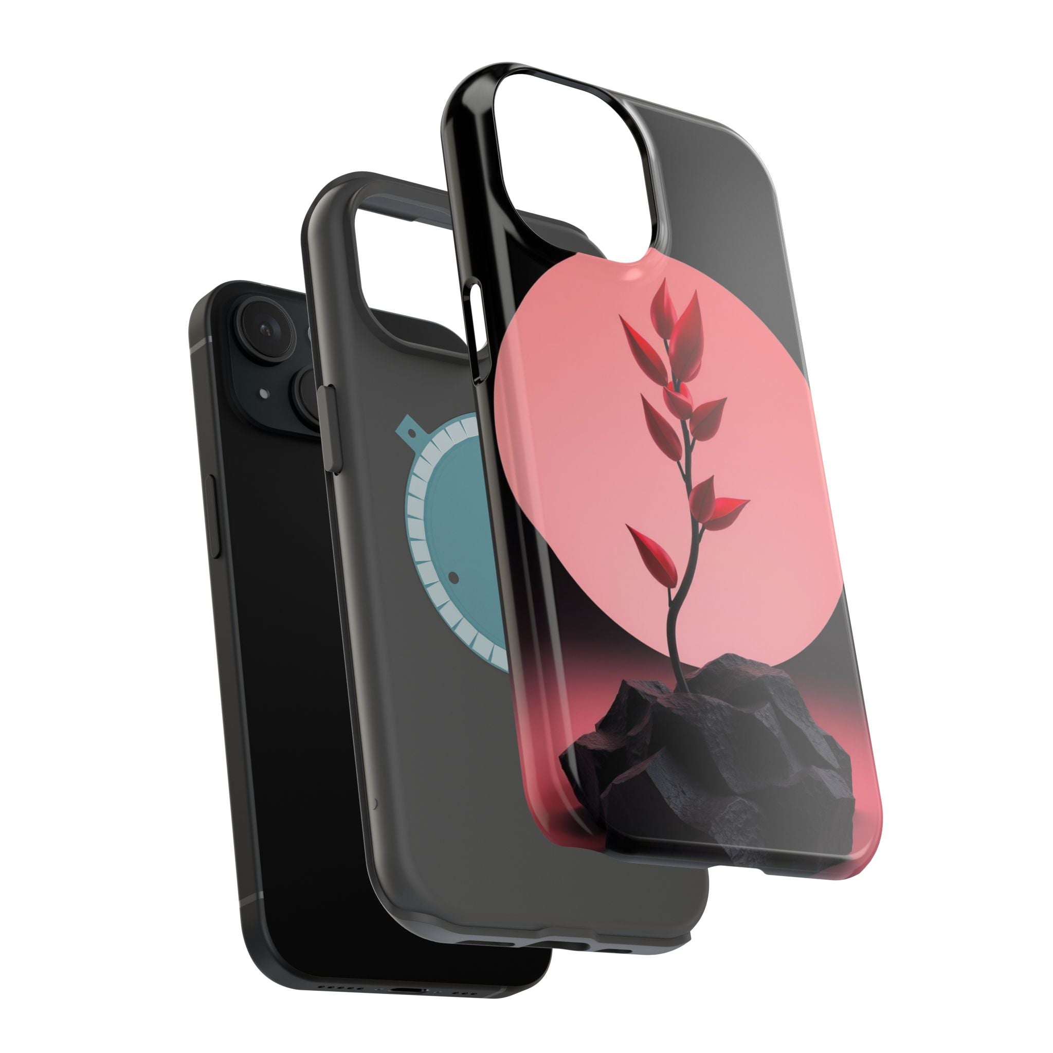 iPhone Serene Minimalist Stem Design Slim Everyday Designer Case · iPhone Case