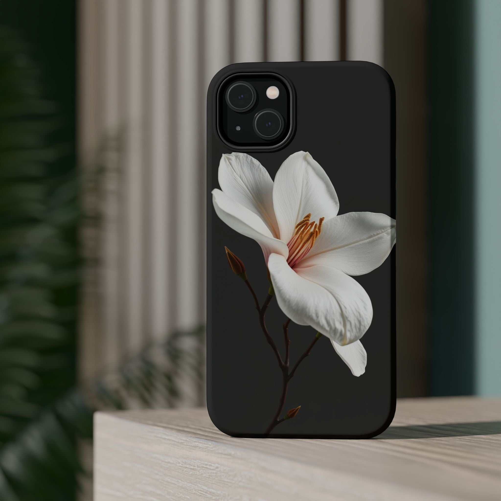 iPhone Earthy Magnolia Dream Design Slim Everyday Designer Case · iPhone Case