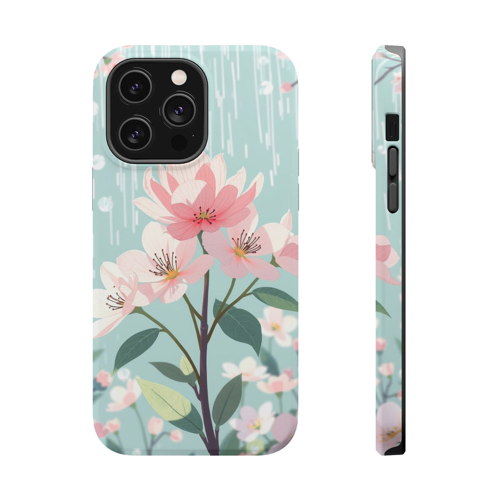 iPhone Mint And Blush Spring Shower Bloom Slim iPhone Everyday Designer · iPhone