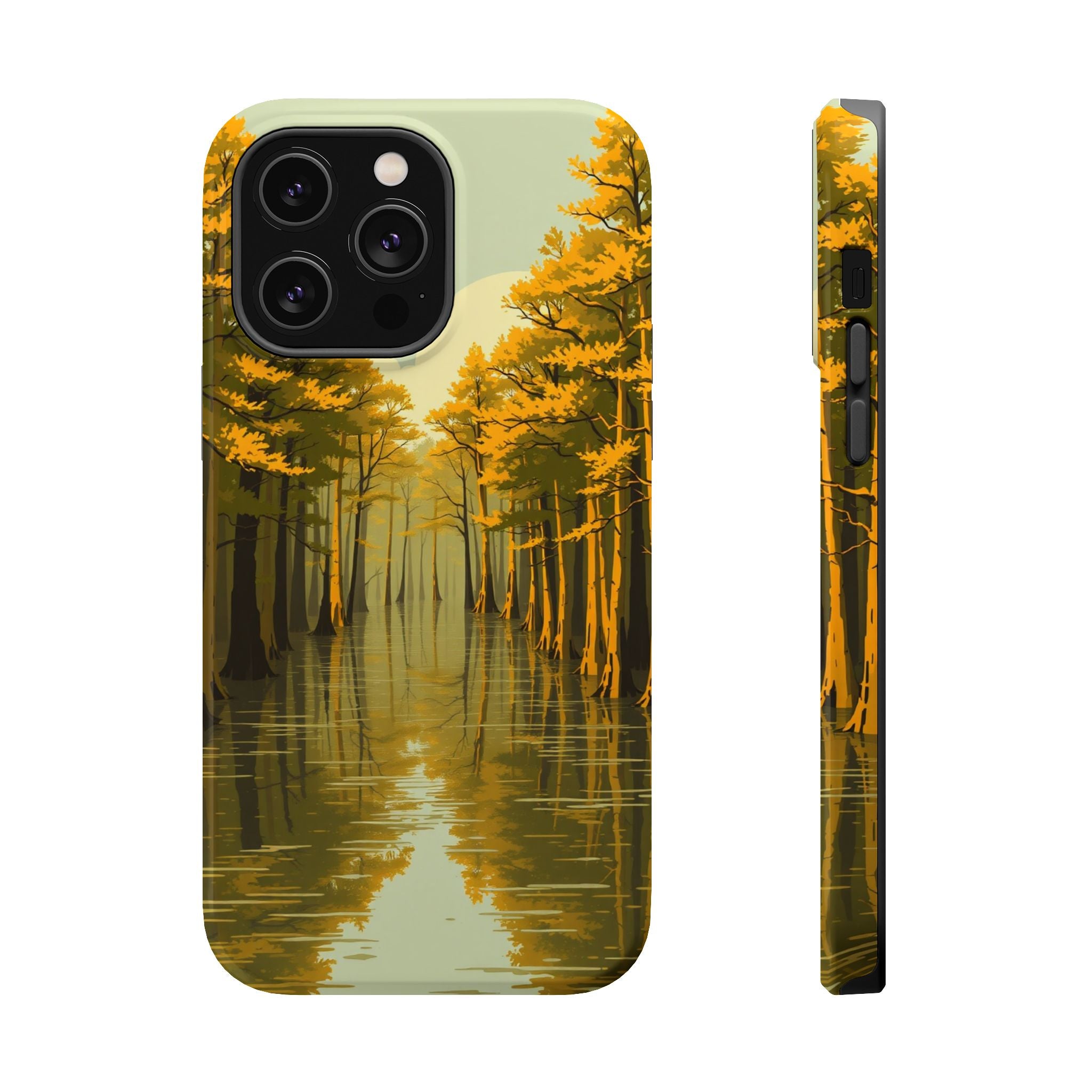 iPhone Cypress Swamp Enchanted Art Bold Modern Everyday Snap Case · iPhone Case
