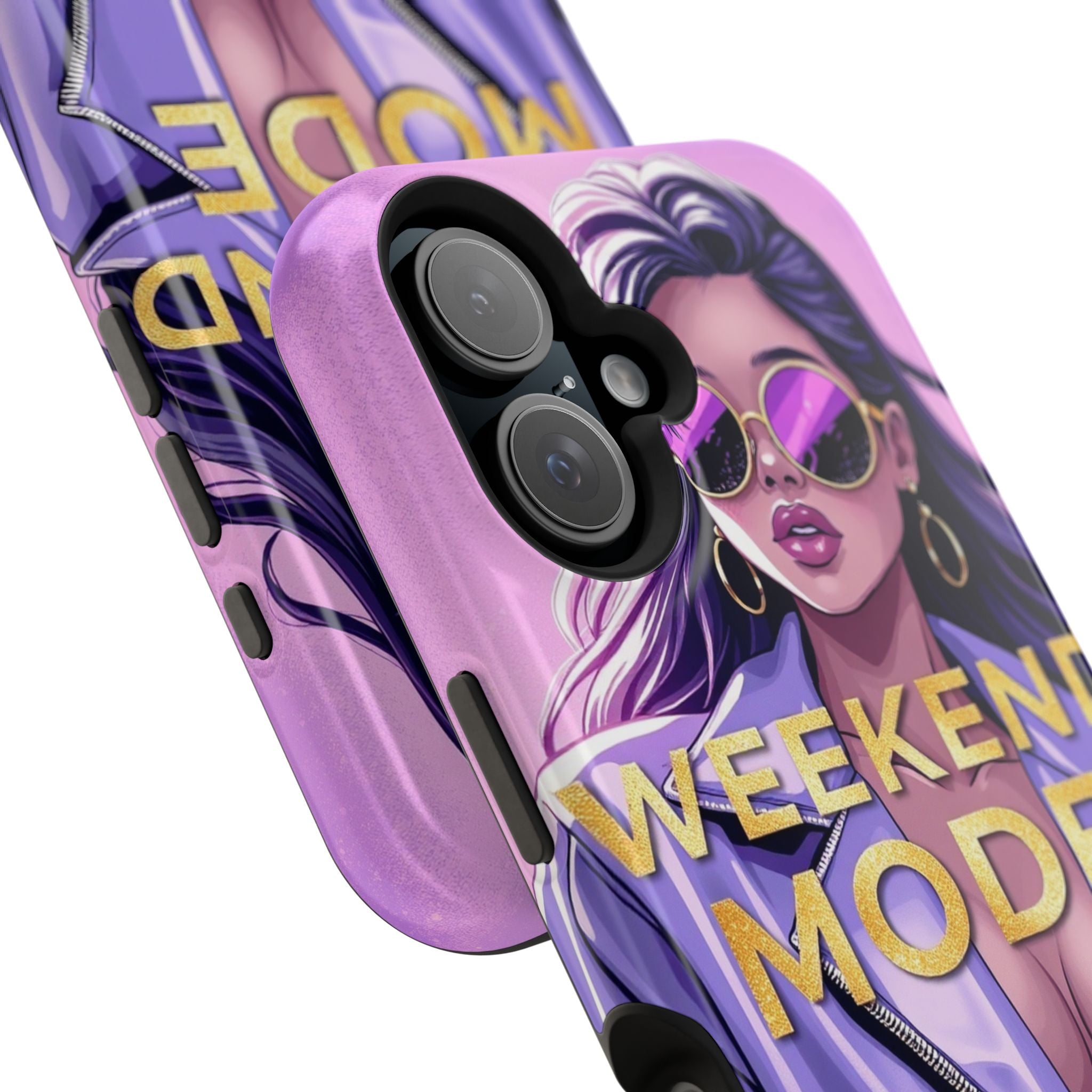 iPhone Lavender And Pearl Weekend Mode On Slim Everyday Designer Case · iPhone C