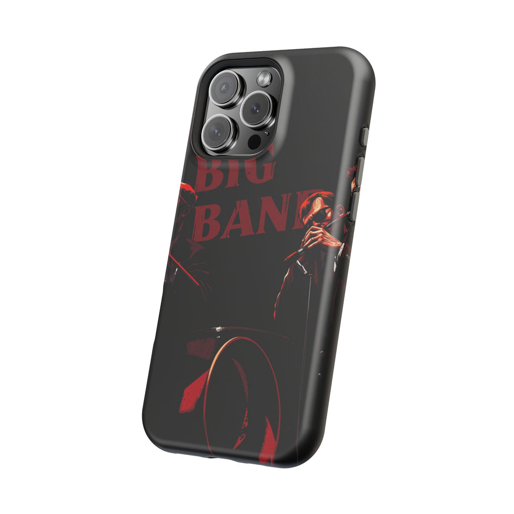 iPhone Black And Crimson Big Band Era Slim Everyday Designer Case · iPhone Case