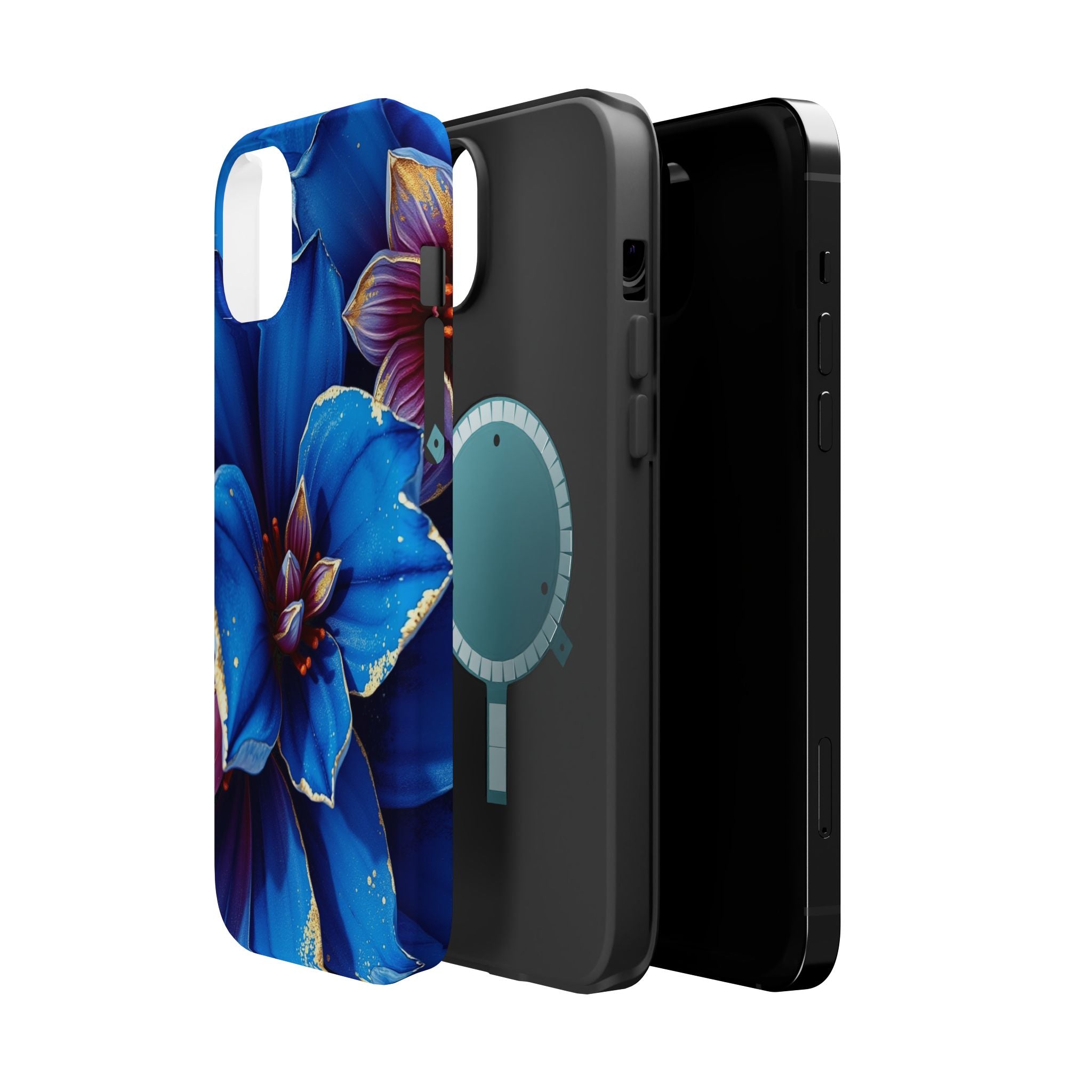 iPhone Floral Gold Foil Serene Design Slim Snap Case Ga · iPhone Case