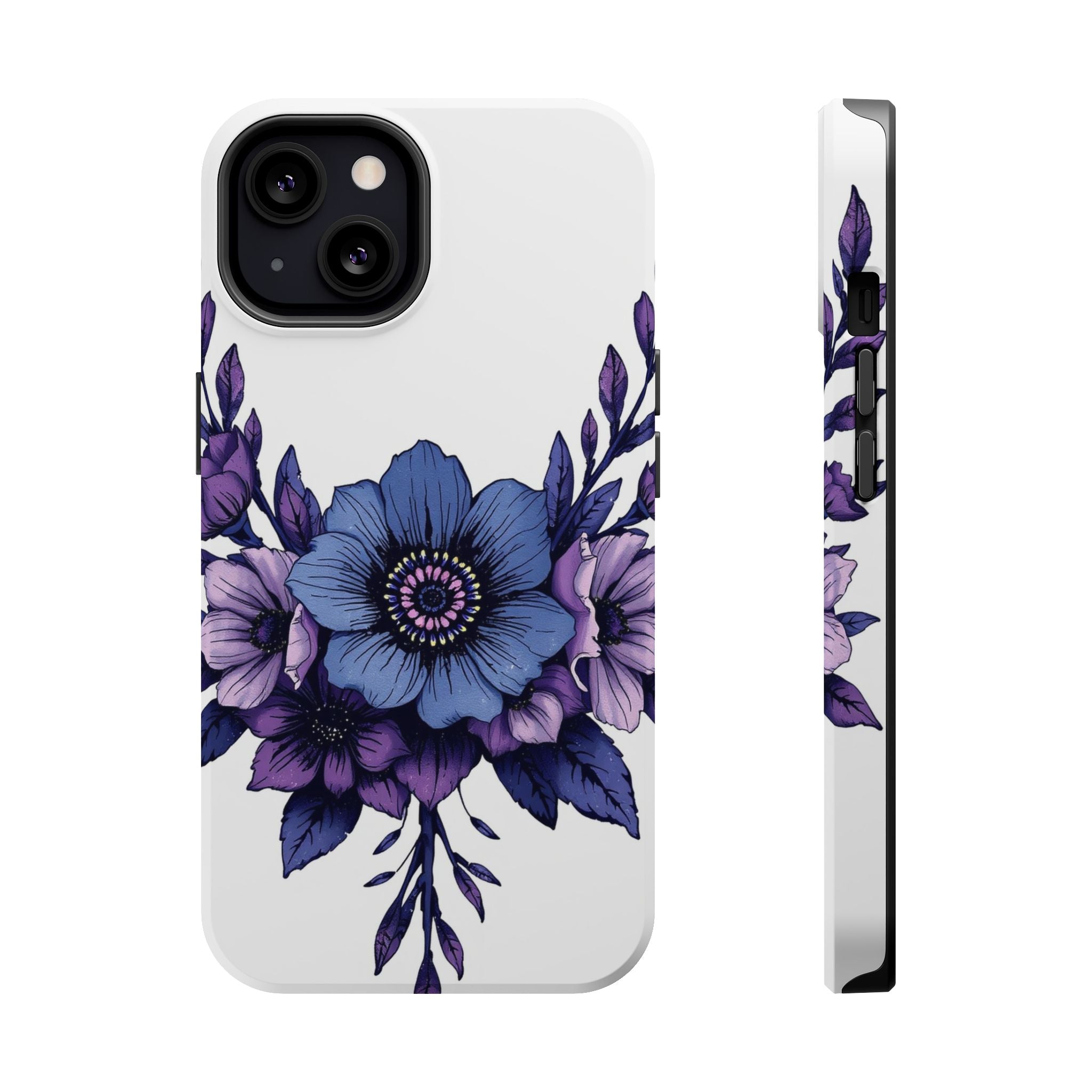 iPhone Floral Crown Grunge Distressed Slim Everyday Designer Case · iPhone Case