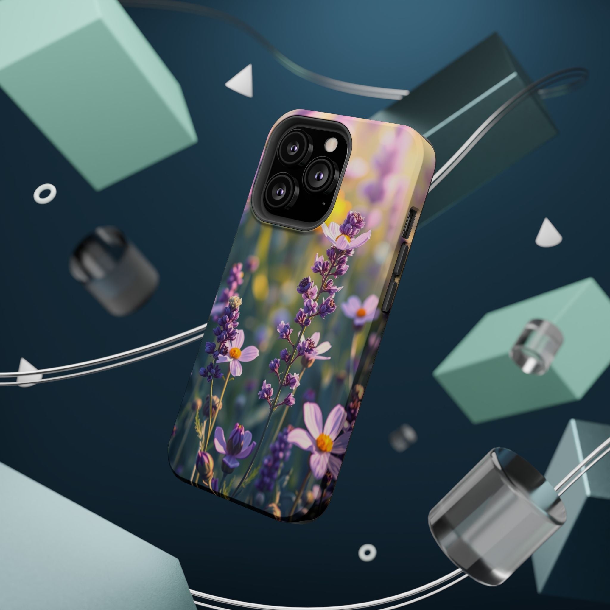 iPhone Lavender And Pearl Wildflower Field Slim iPhone Everyday · iPhone Case