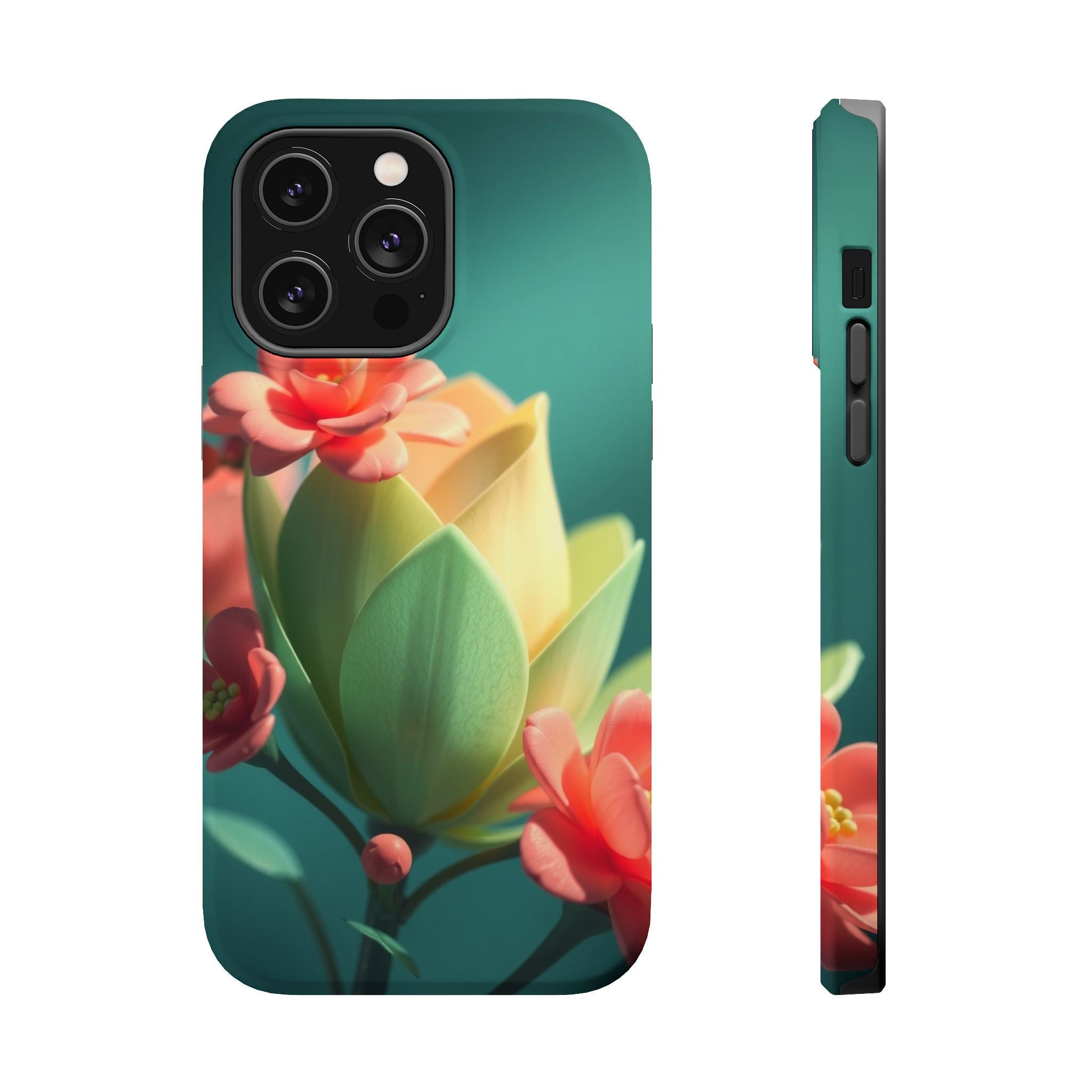 iPhone Floral Geometric Electric Art Slim Everyday Designer Case · iPhone Case