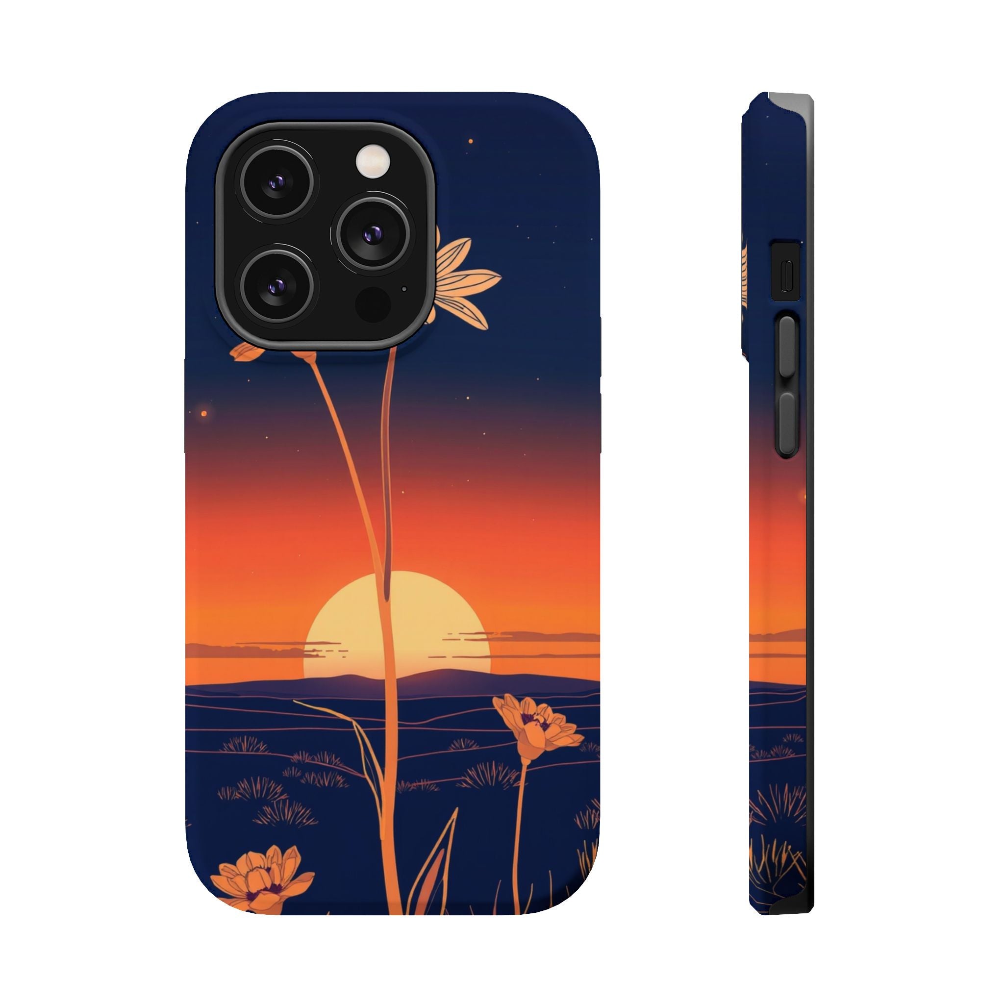 iPhone Sunset Amber And Peach Night Bloomer Slim iPhone Everyday · iPhone Case