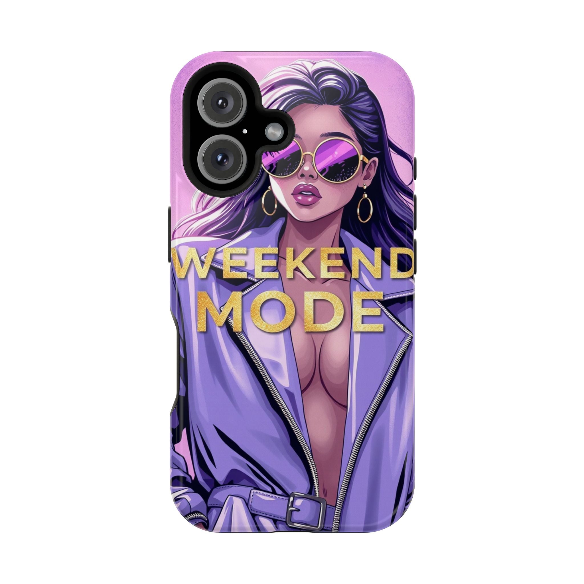 iPhone Lavender And Pearl Weekend Mode On Slim Everyday Designer Case · iPhone C