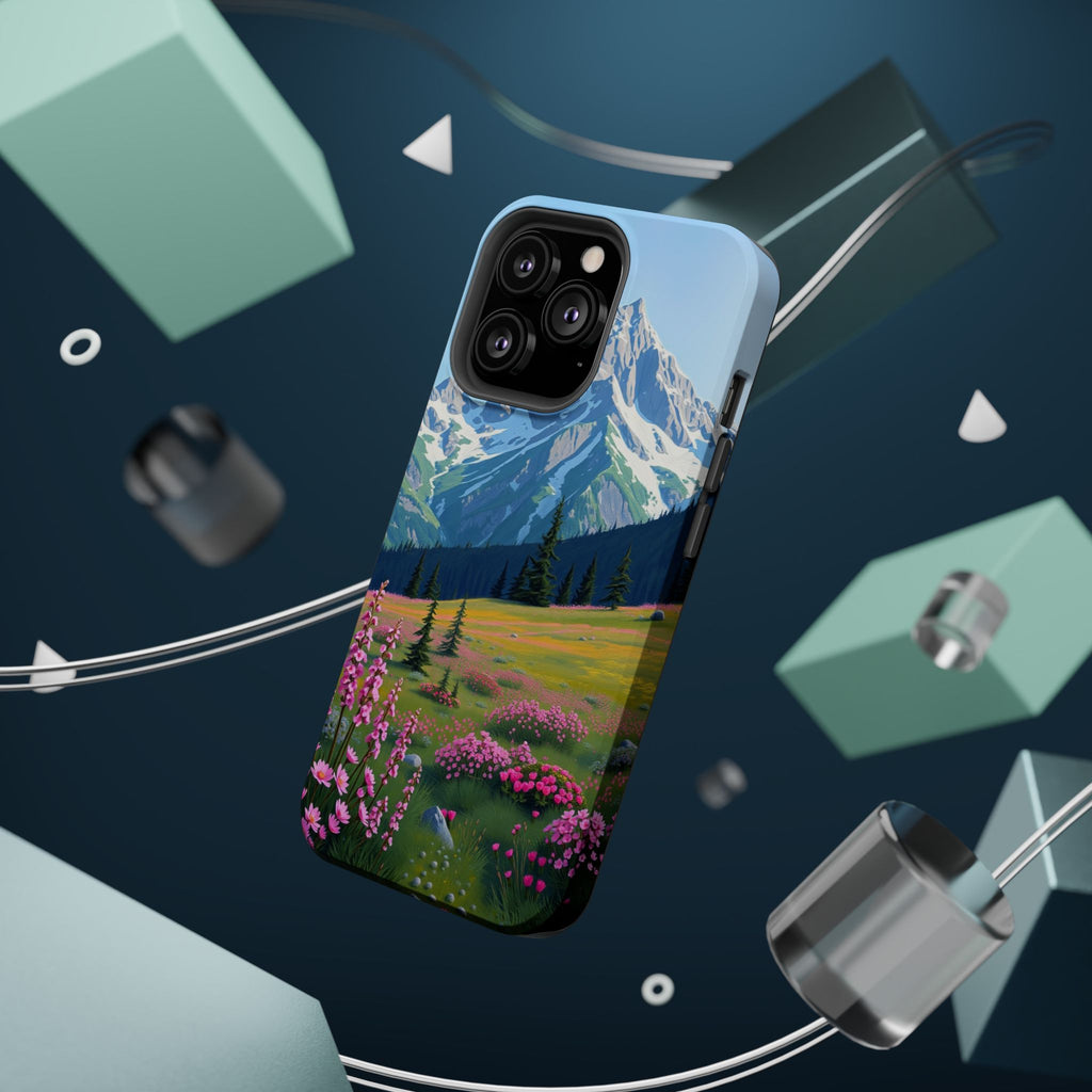 iPhone Earthy Alpine Meadow Design Bold Modern Everyday Snap Case · iPhone Case