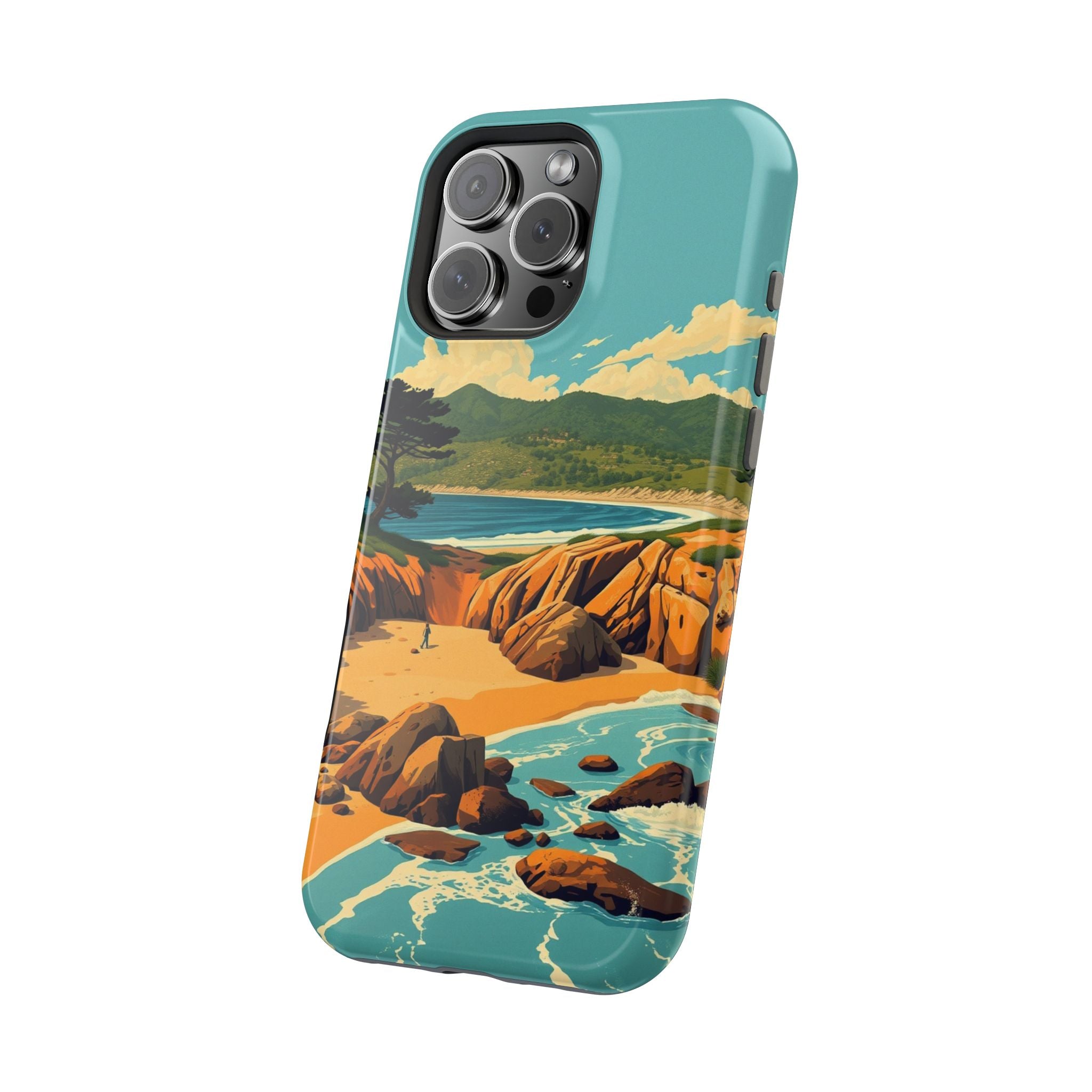 iPhone Pebble Beach Vintage Retro Poster Slim Everyday iPhone Designer · iPhone