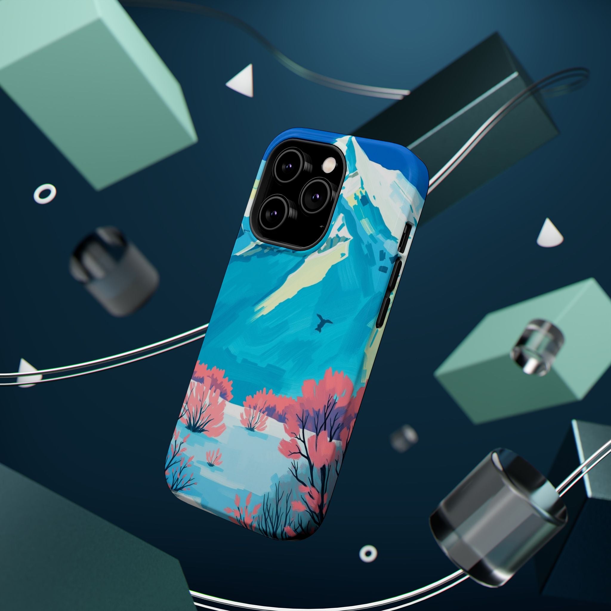 iPhone Snow Field Electric Art Slim Everyday Designer Case · iPhone Case
