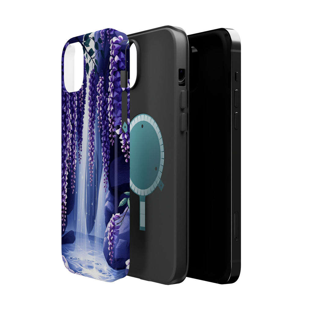 iPhone Wisteria Cascade Serene Design Slim Snap Case Ga · iPhone Case