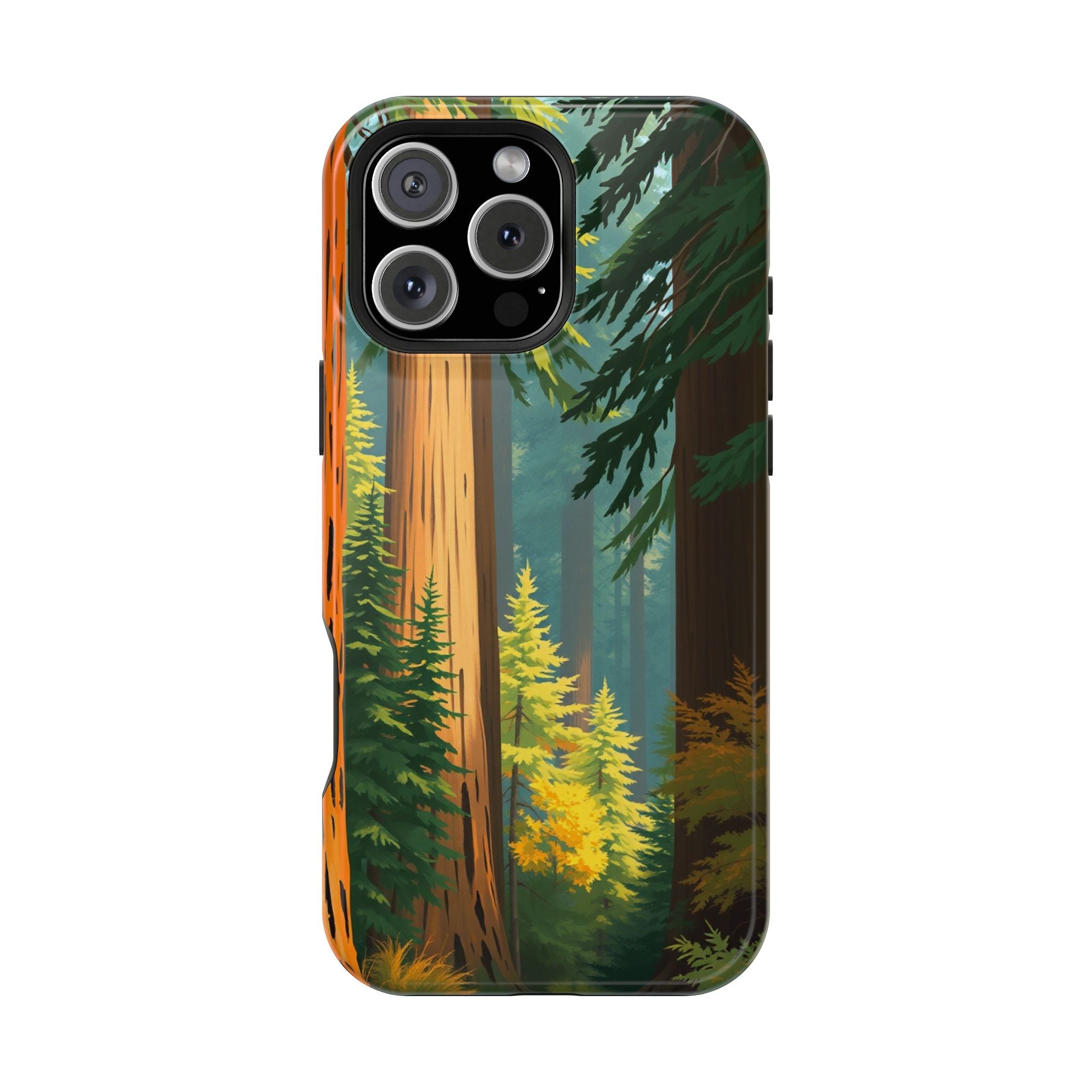 iPhone Redwood Forest Oil Painting Impressionist Clean iPhone Minimal · iPhone C