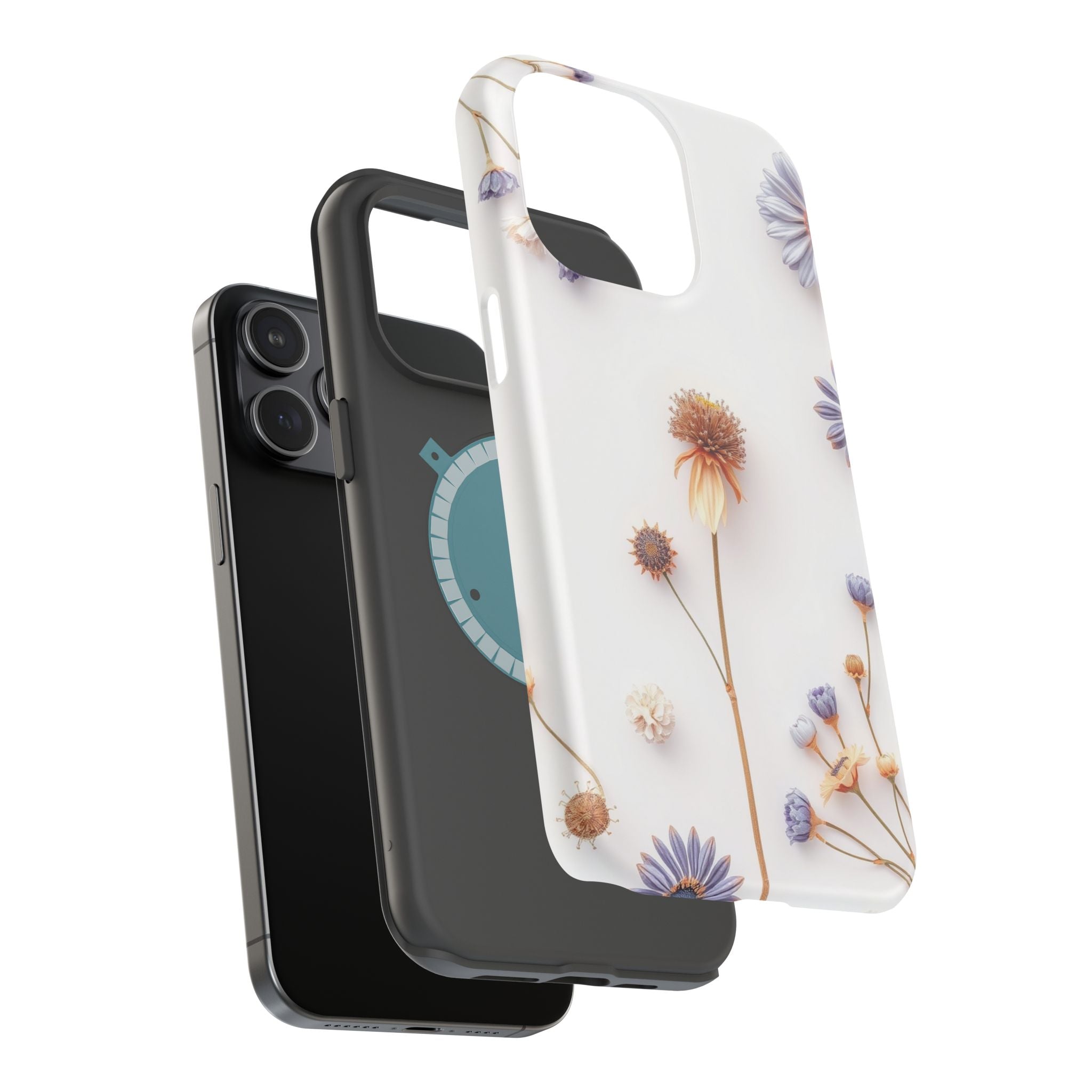 iPhone Dried Flower Flat Lay Bold Art Slim Everyday Designer Case · iPhone Case