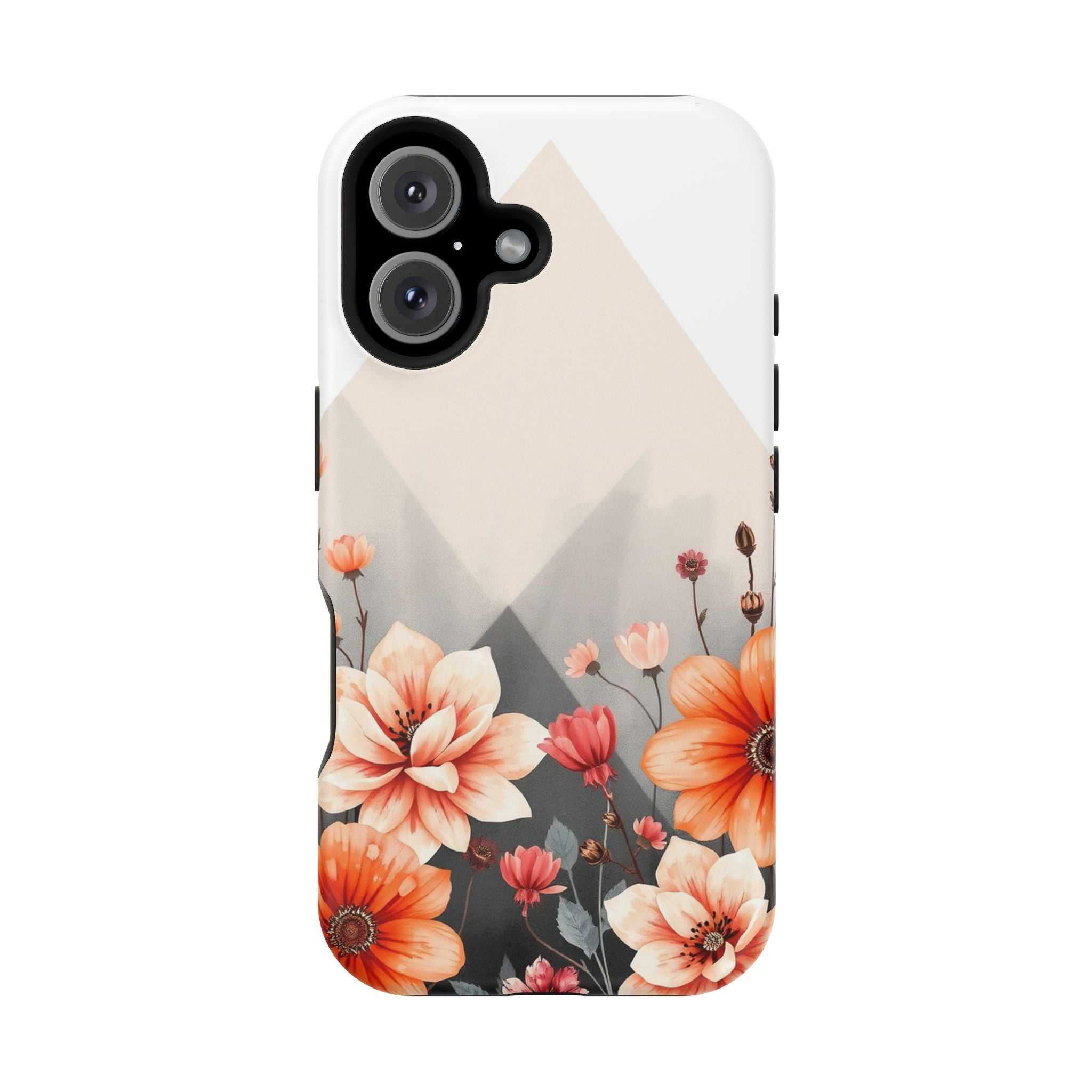 iPhone Floral Geometric Vibrant Design Slim Snap Case · iPhone Case