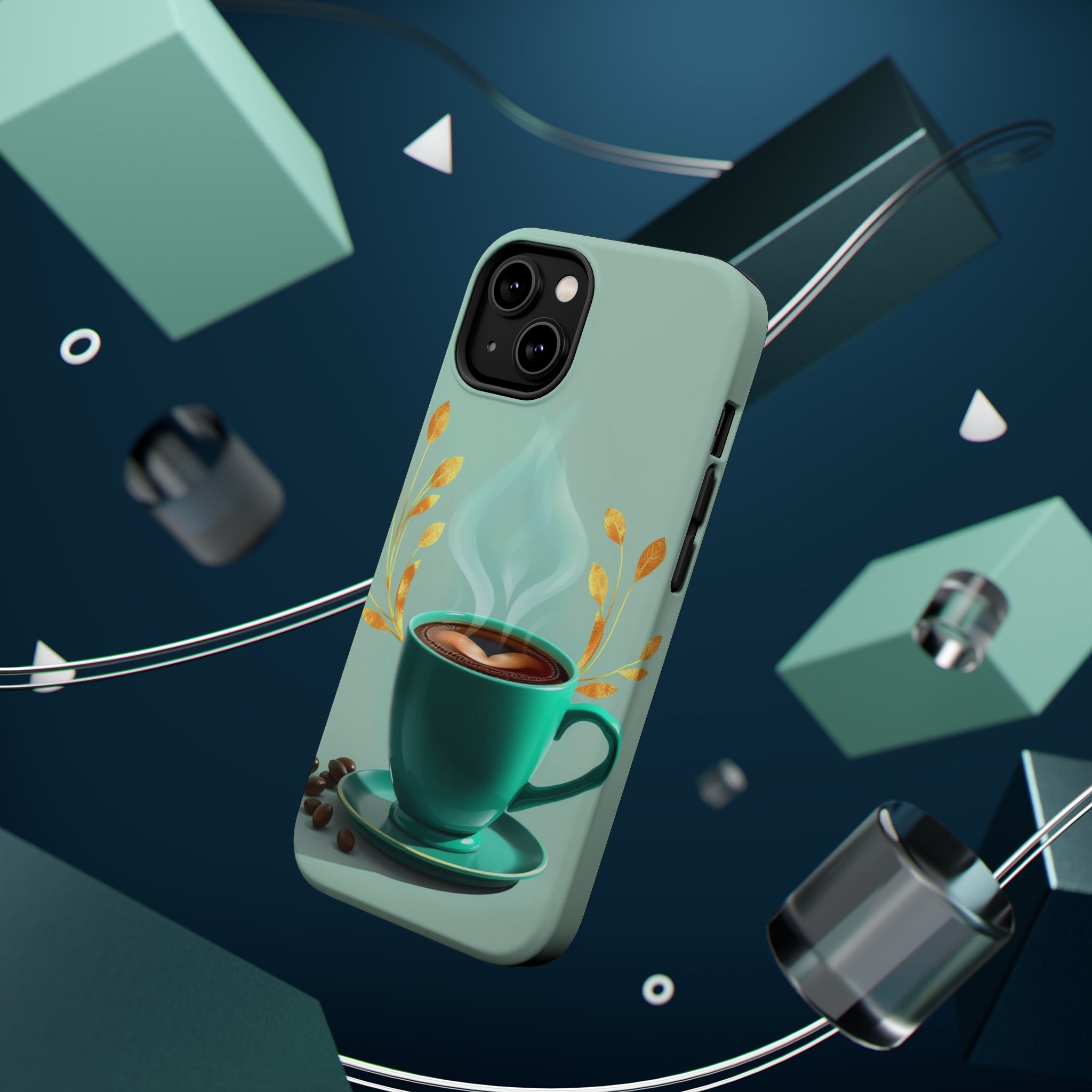iPhone Radiant Emotional Support Coffee Design Soft Finish Everyday Case · iPhon