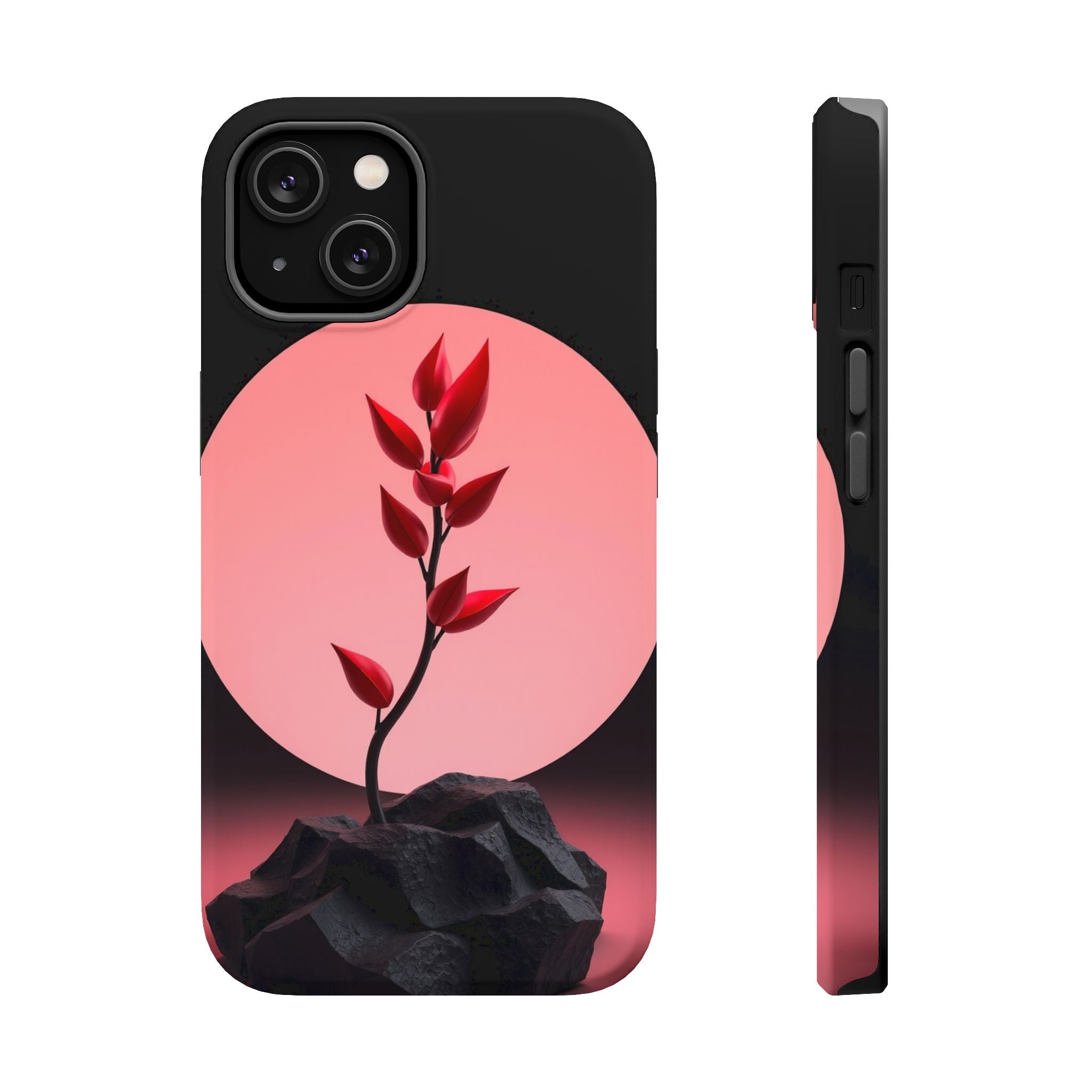 iPhone Serene Minimalist Stem Design Slim Everyday Designer Case · iPhone Case