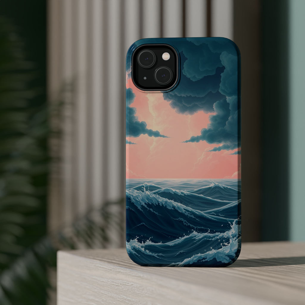 iPhone Storm at Sea 3D Digital Slim Everyday Designer Case · iPhone Case