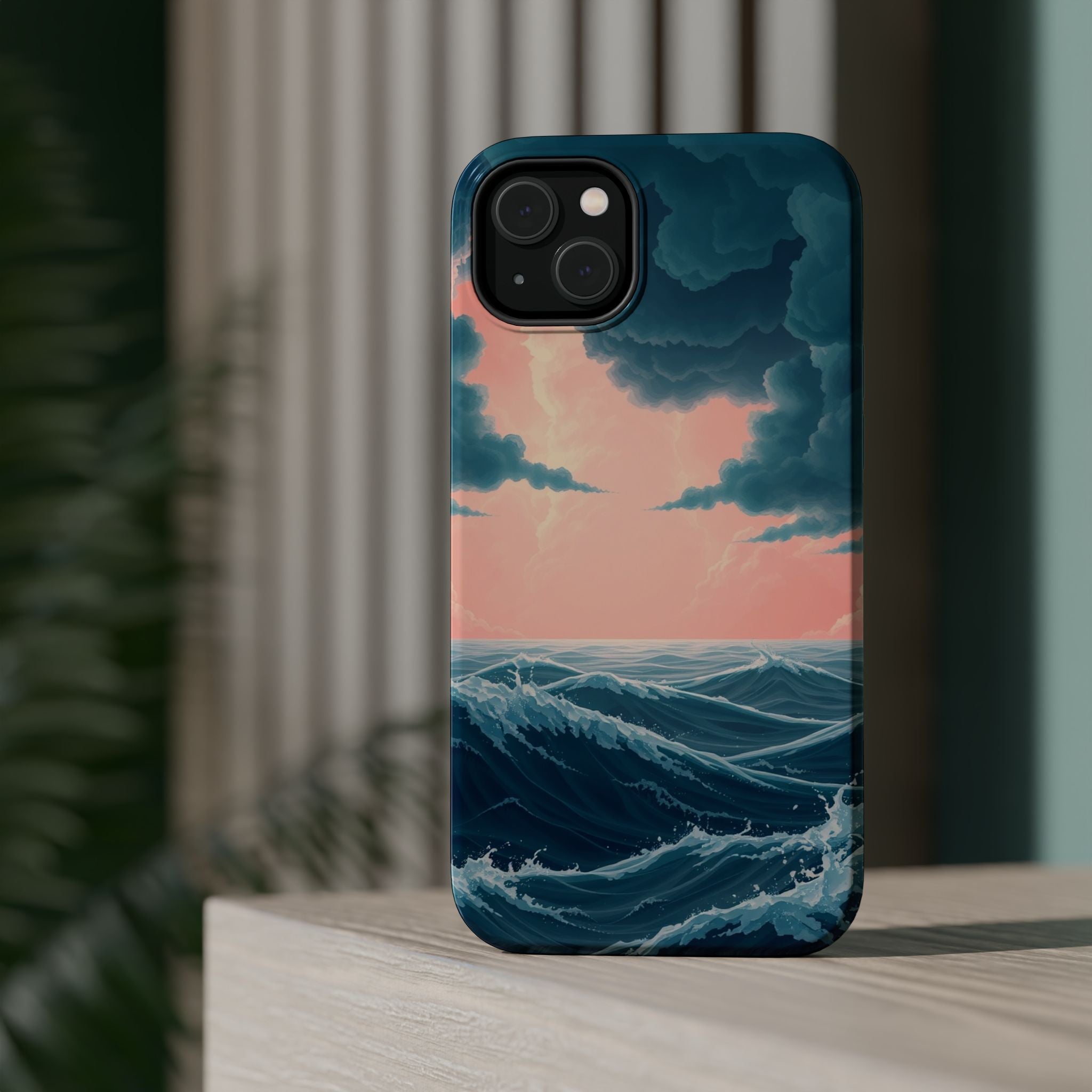 iPhone Storm at Sea 3D Digital Slim Everyday Designer Case · iPhone Case