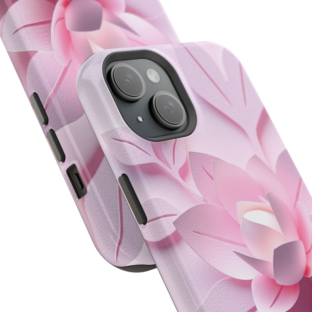 iPhone Floral Geometric Paper Cut Art Slim Everyday Designer Case · iPhone Case