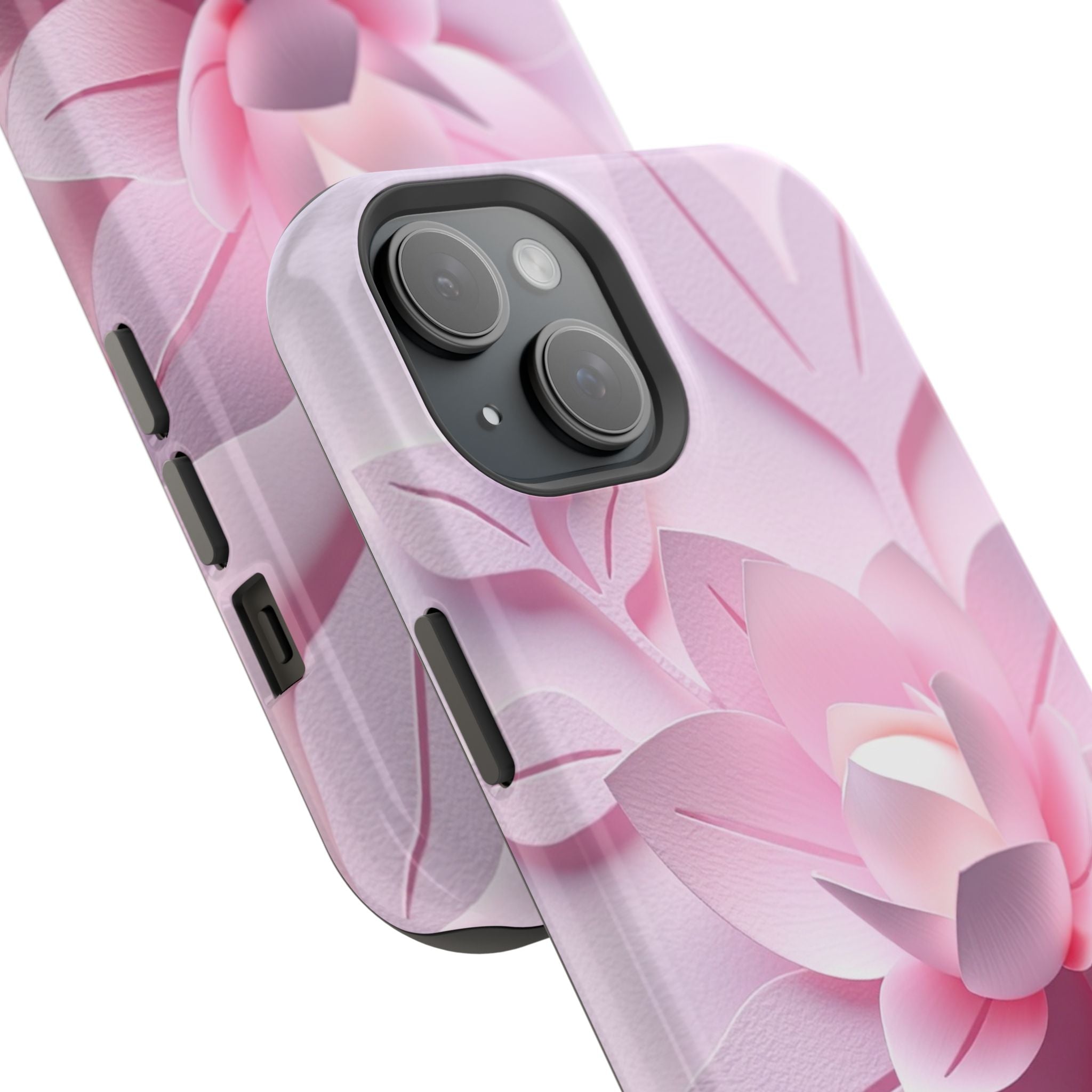 iPhone Floral Geometric Paper Cut Art Slim Everyday Designer Case · iPhone Case