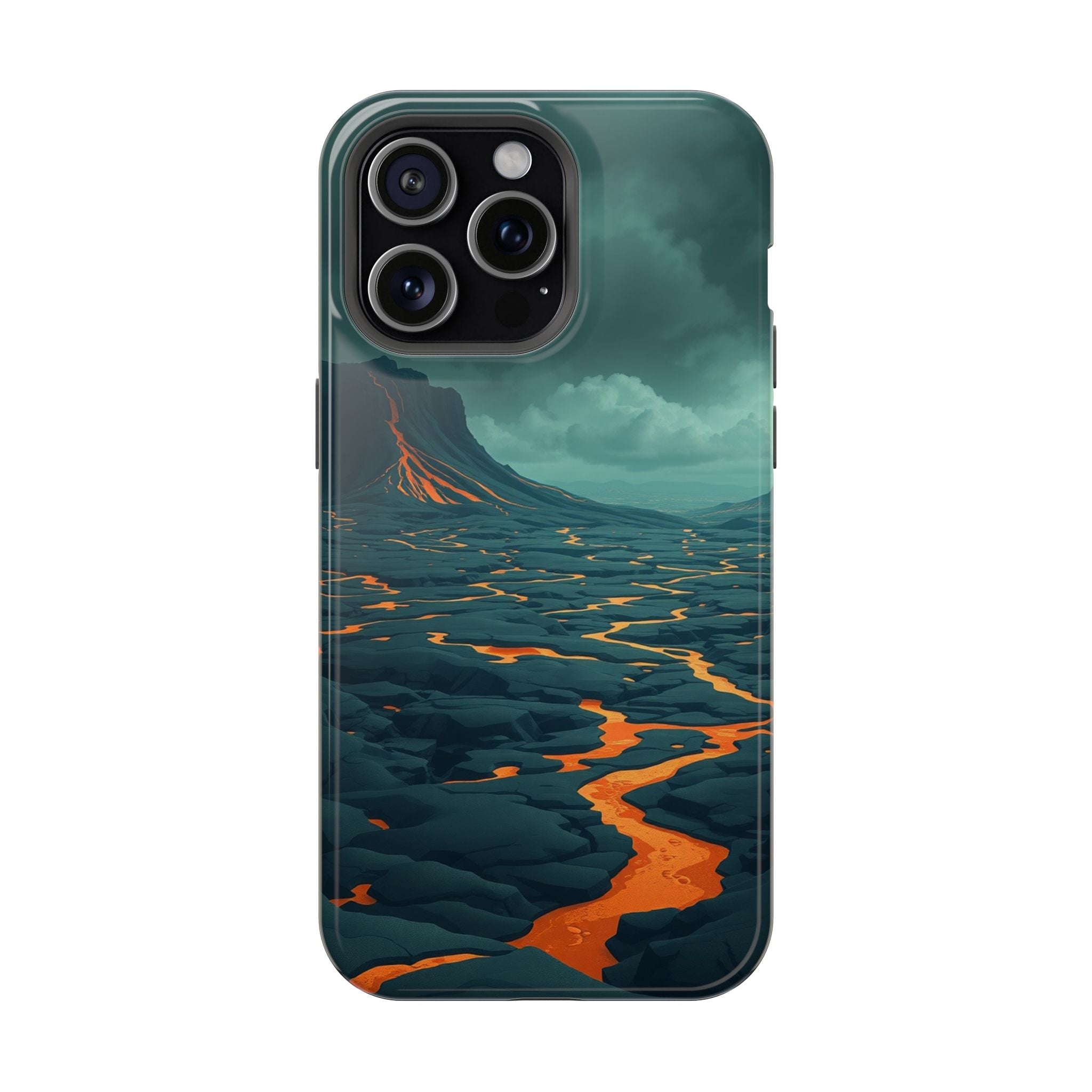 iPhone Radiant Lava Field Design 18 Slim Everyday Designer Case · iPhone Case