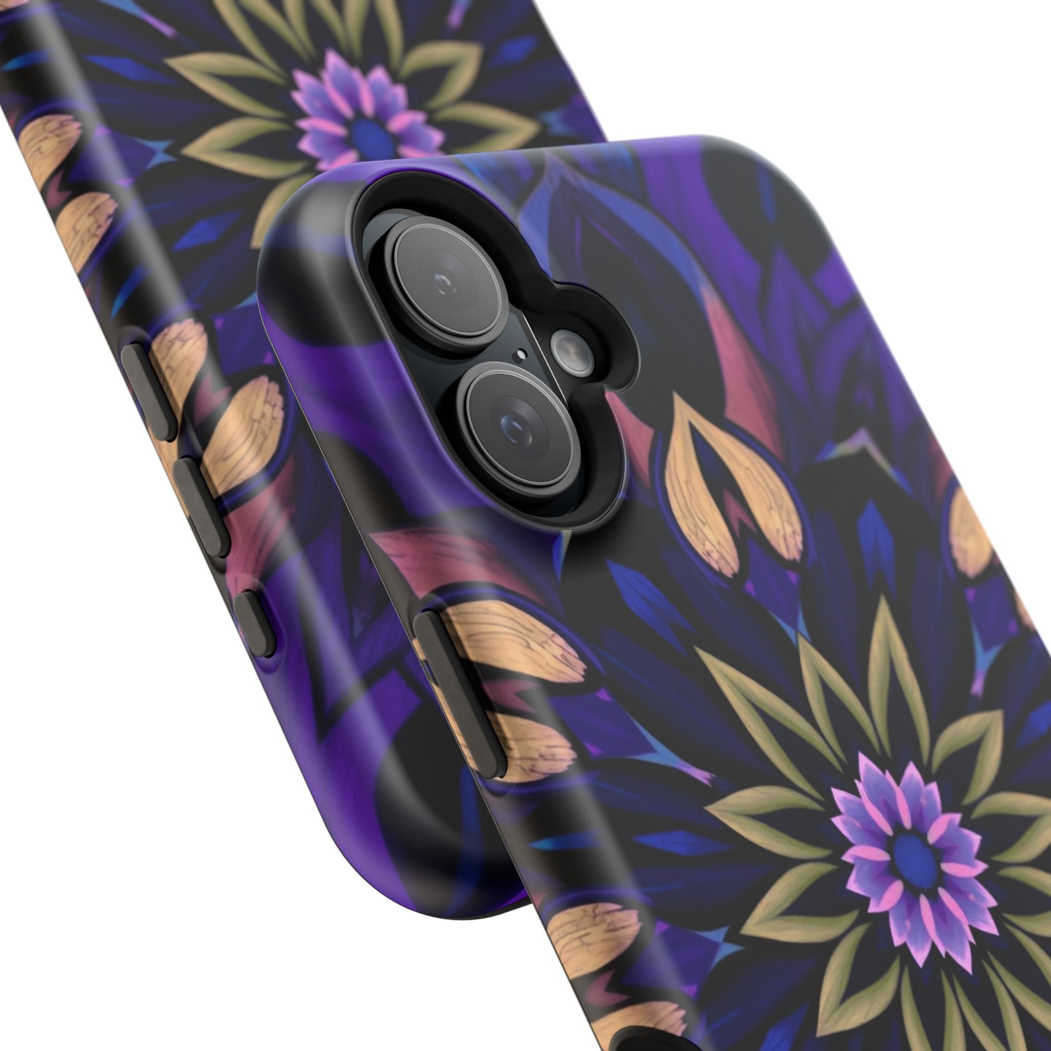 iPhone Floral Mandala Mystic Art Bold Modern Everyday Snap Case · iPhone Case
