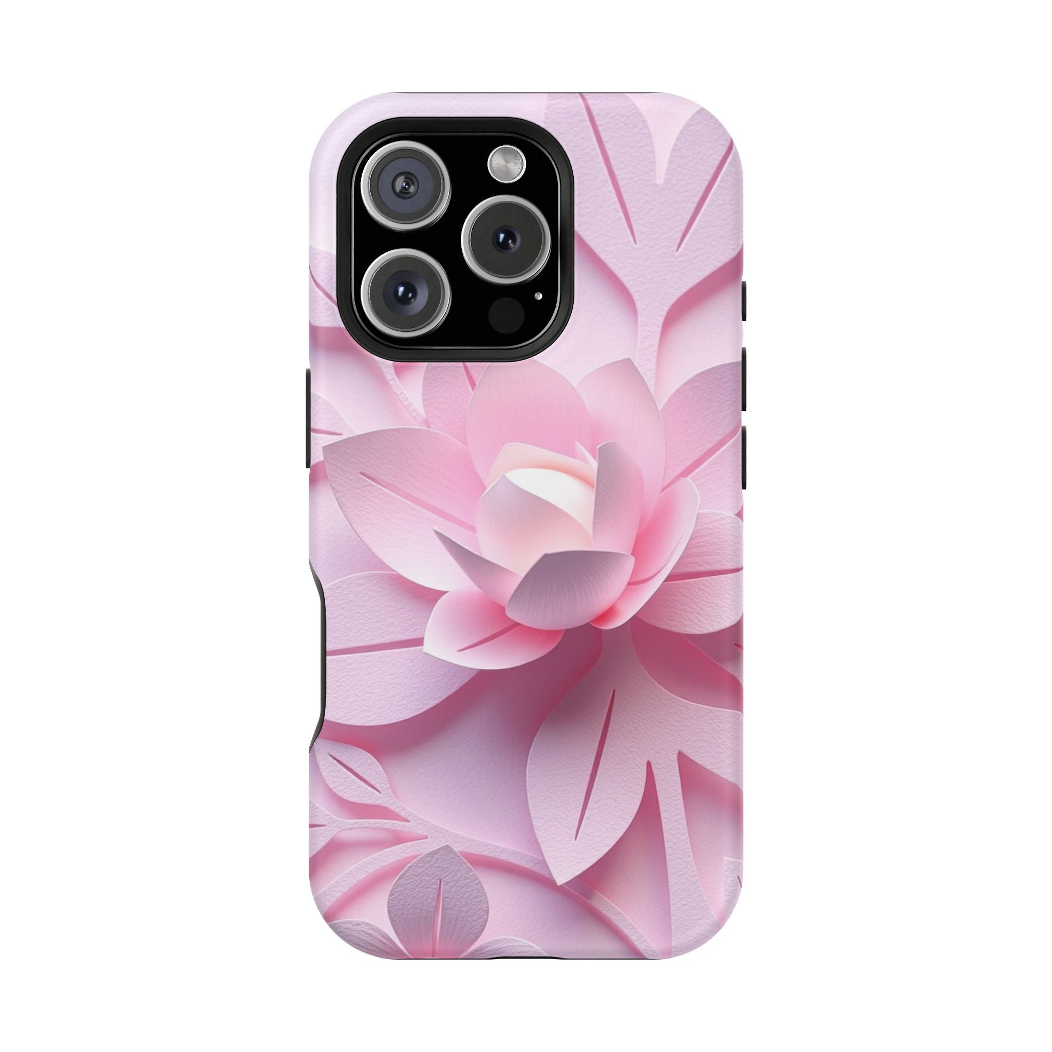 iPhone Floral Geometric Paper Cut Art Slim Everyday Designer Case · iPhone Case