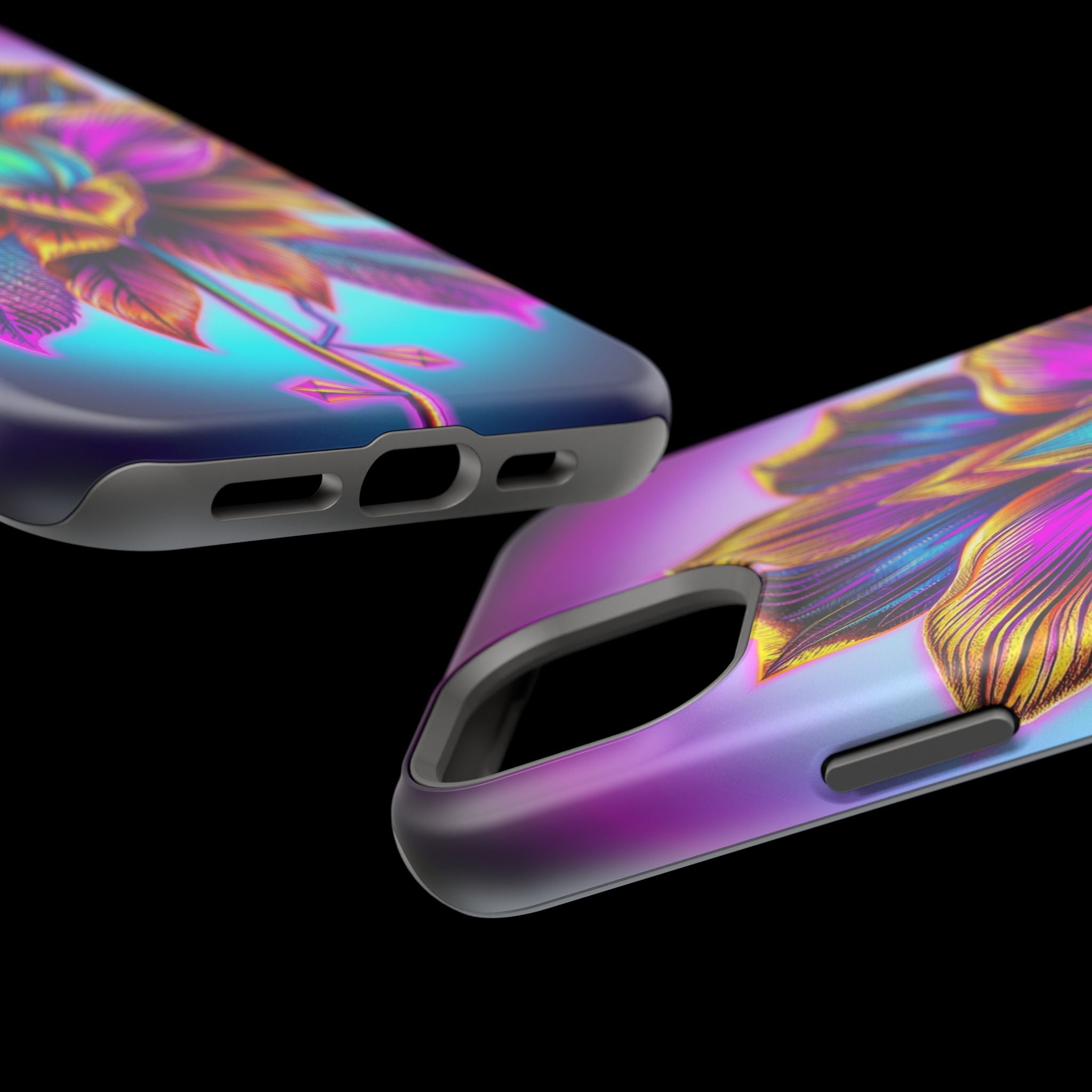 iPhone Floral Gold Foil Mystic Art Bold Modern Everyday Snap Case · iPhone Case
