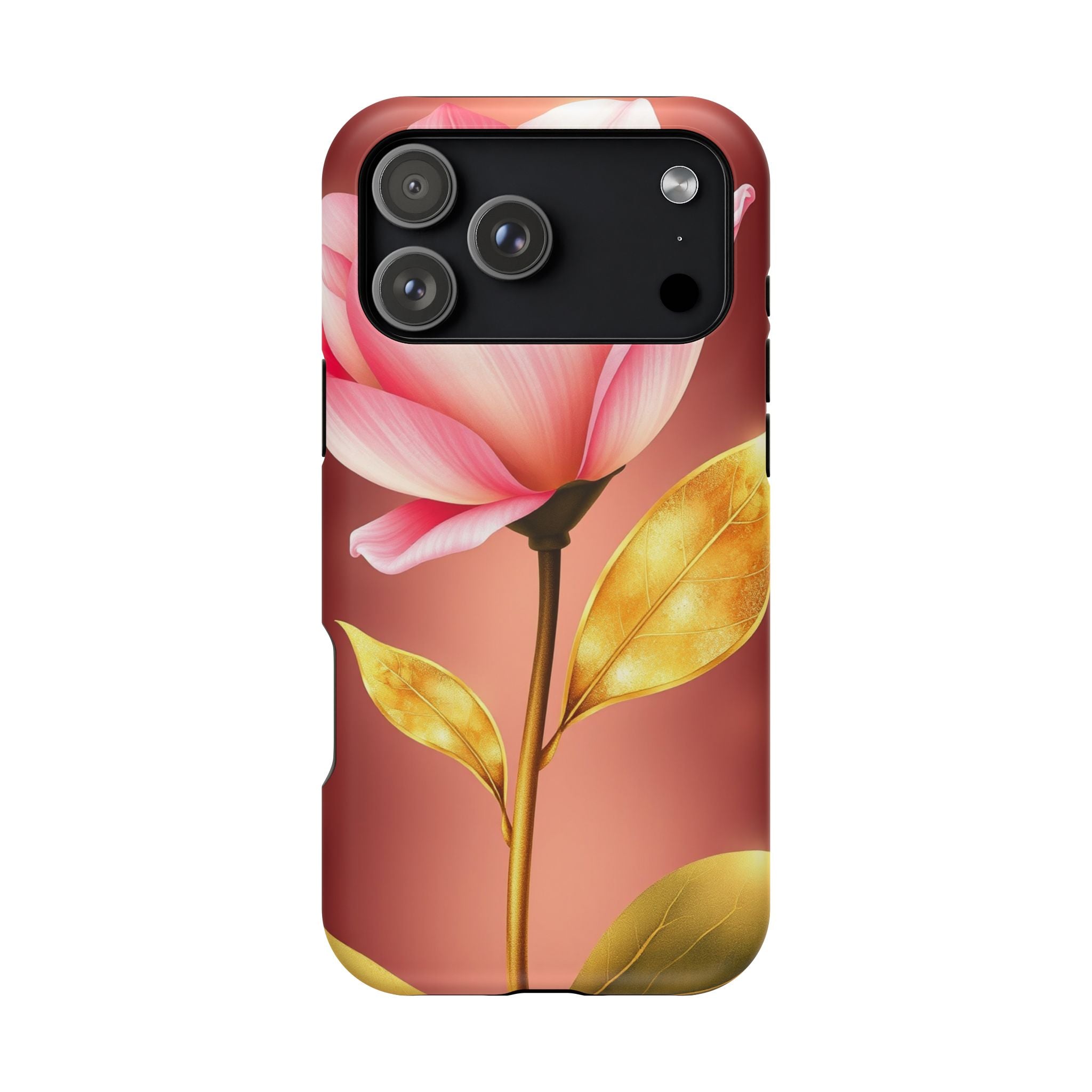iPhone Dreamy Bloom and Leaf Design 14 Slim Everyday Designer Case · iPhone Case