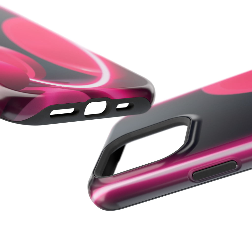 iPhone 1960s Mod Circles Neon Cyberpunk Slim Everyday Designer Case · iPhone Cas