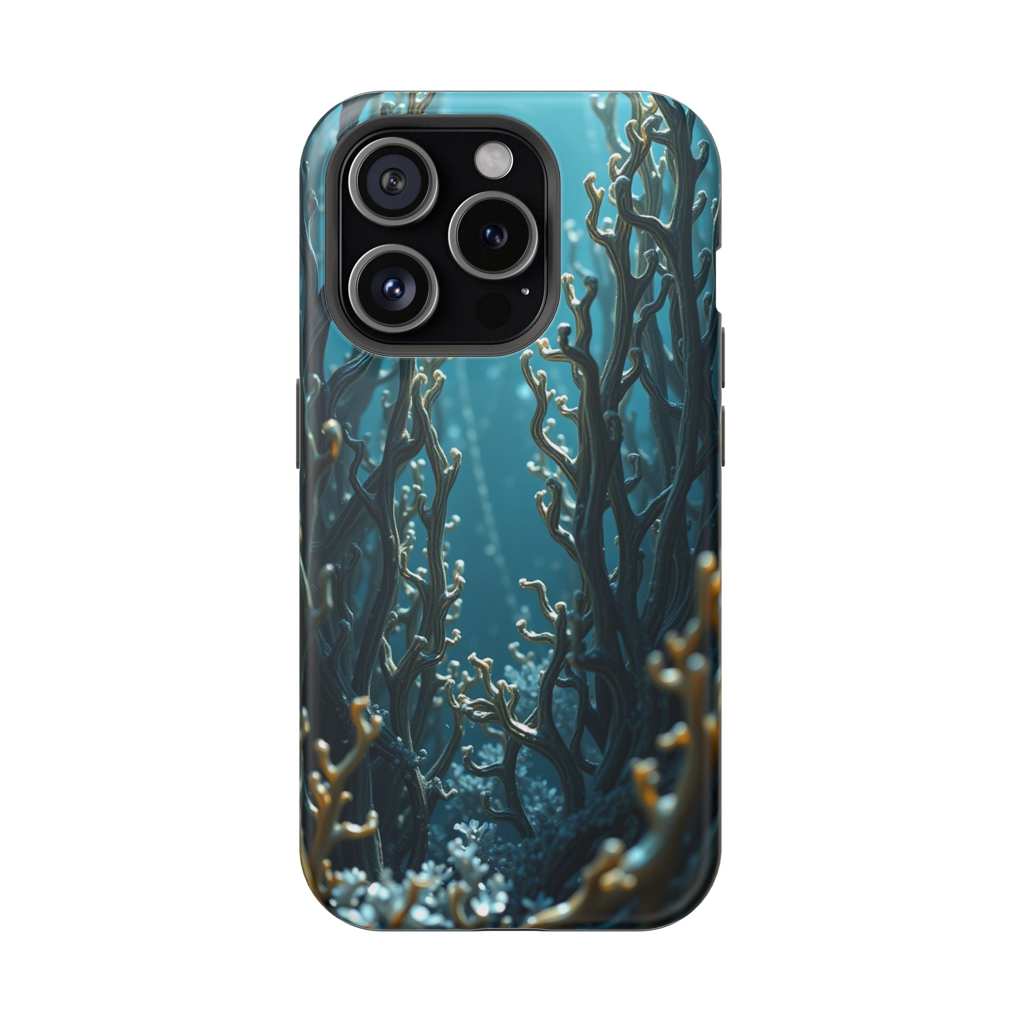 iPhone Midnight Blue And Silver Kelp Forest Slim iPhone Everyday · iPhone Case