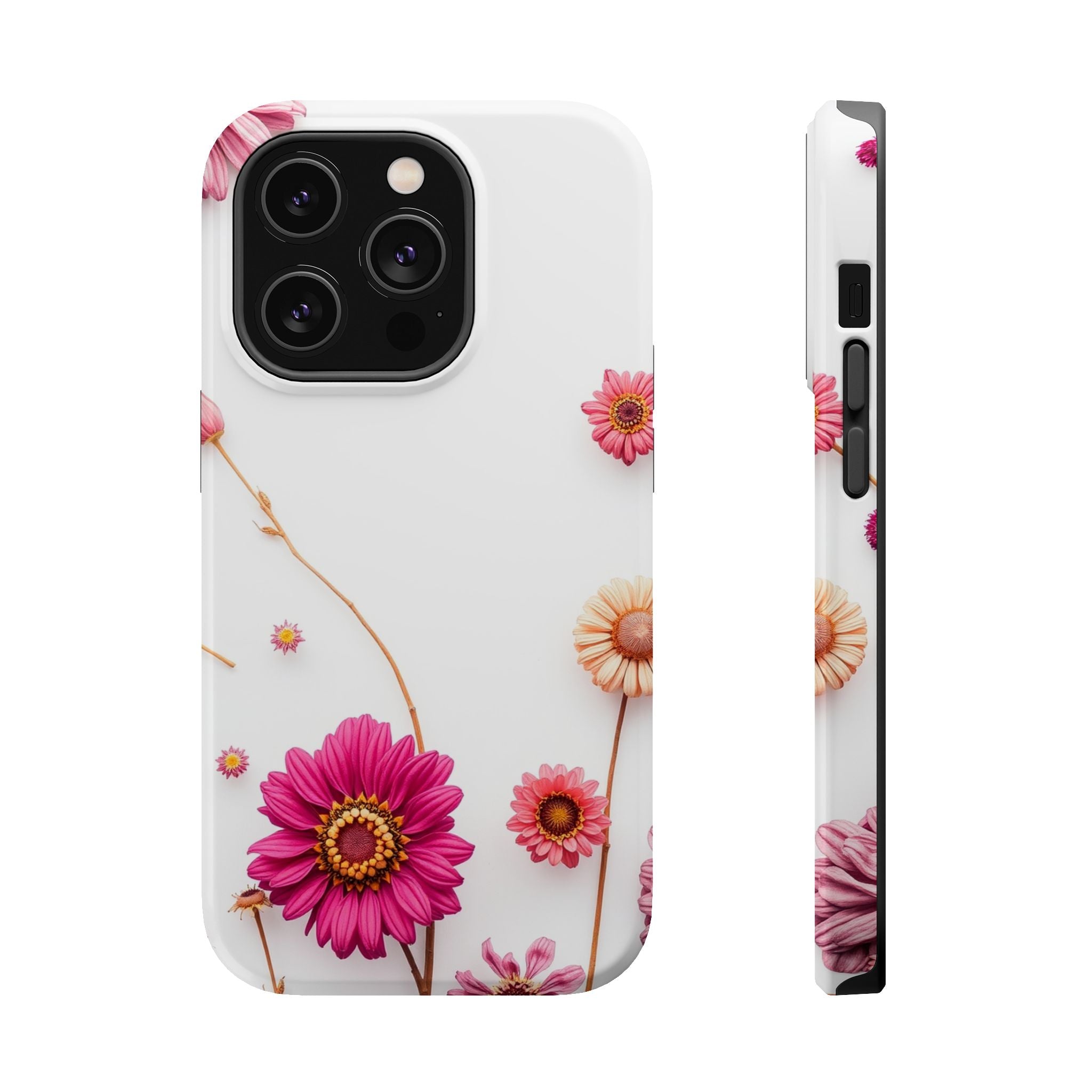 iPhone Earthy Dried Flower Flat Lay Design Slim iPhone Everyday · iPhone Case