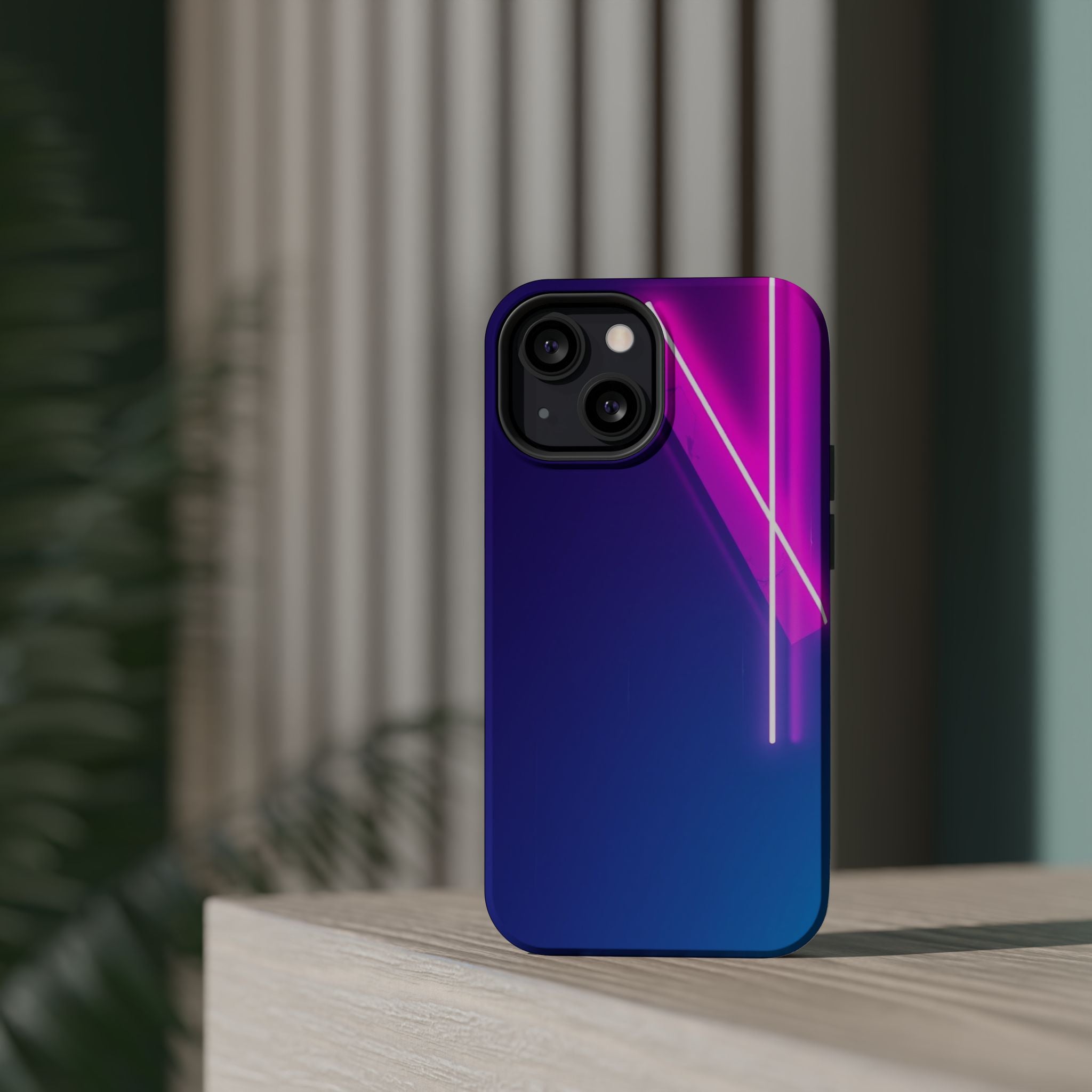 iPhone 1990s Geometric Neon Electric Art Slim Everyday Designer Case · iPhone Ca
