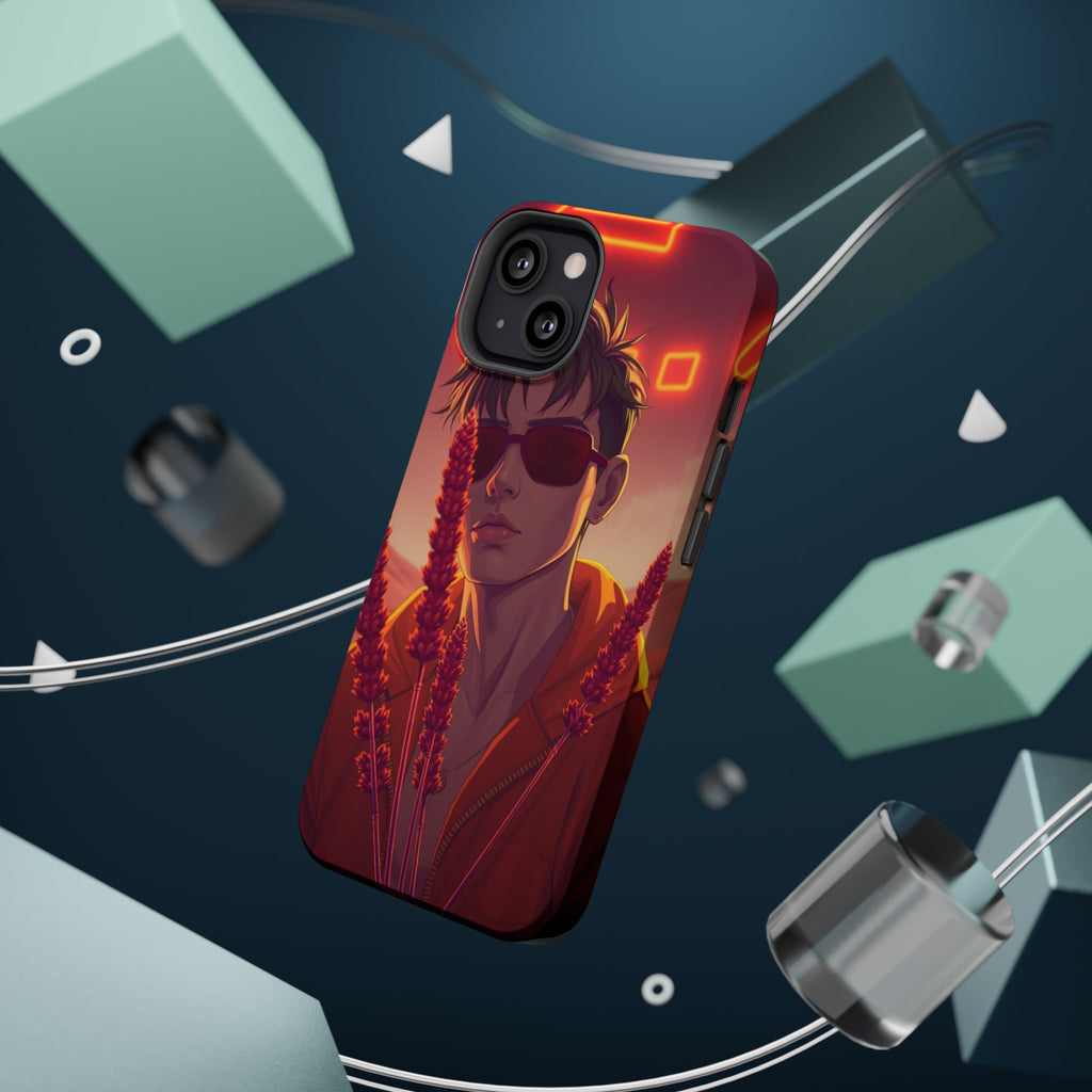 iPhone Lavender Haze Neon Cyberpunk Slim Everyday Designer Case · iPhone Case