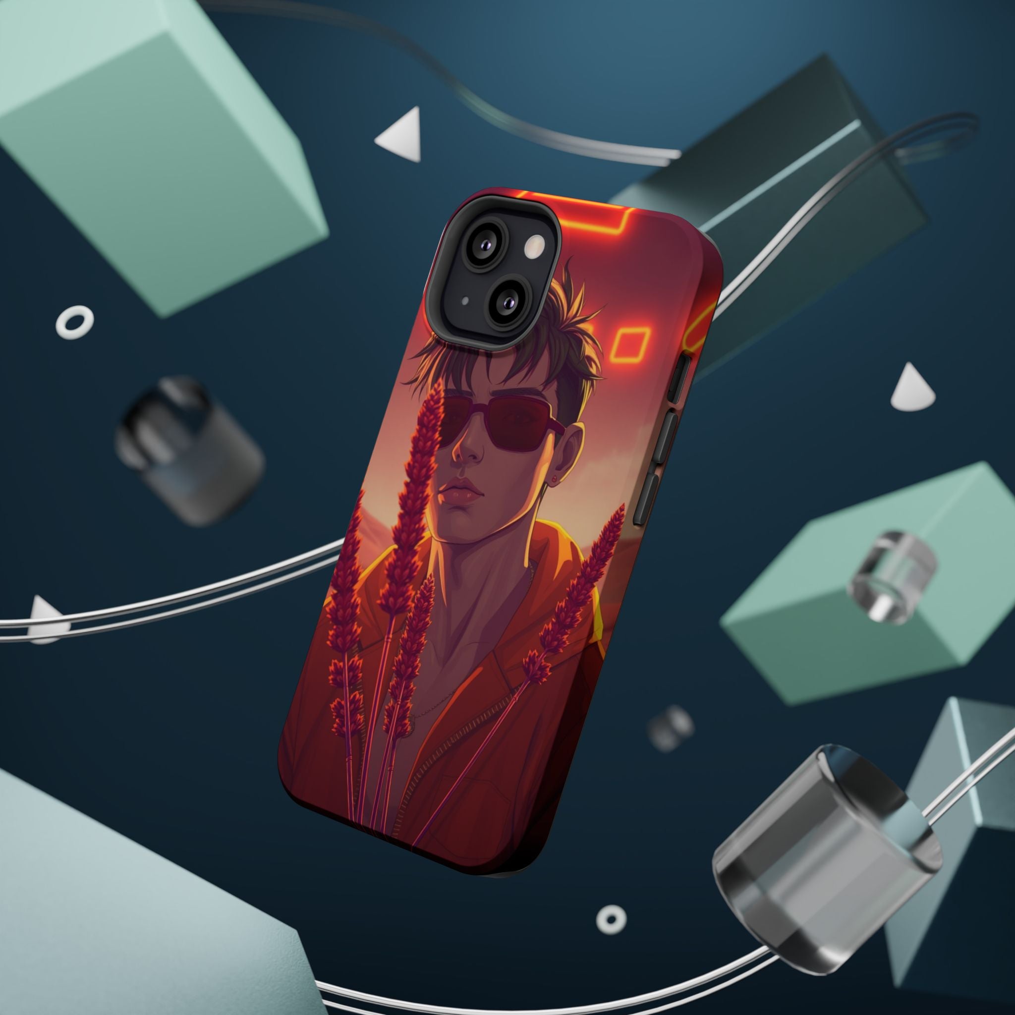 iPhone Lavender Haze Neon Cyberpunk Slim Everyday Designer Case · iPhone Case