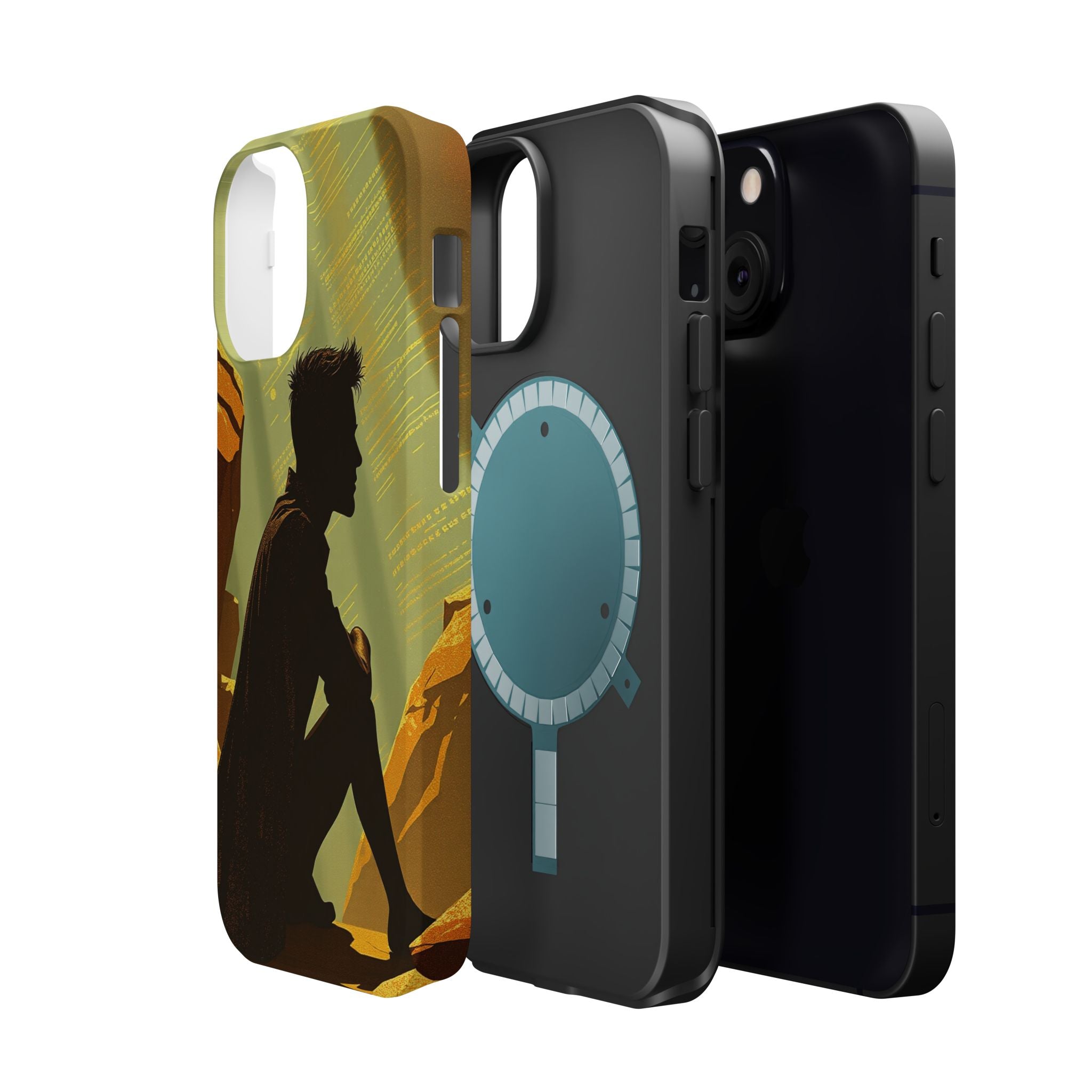 iPhone Mustard And Rust Overthinking Again Slim Everyday Designer Case · iPhone