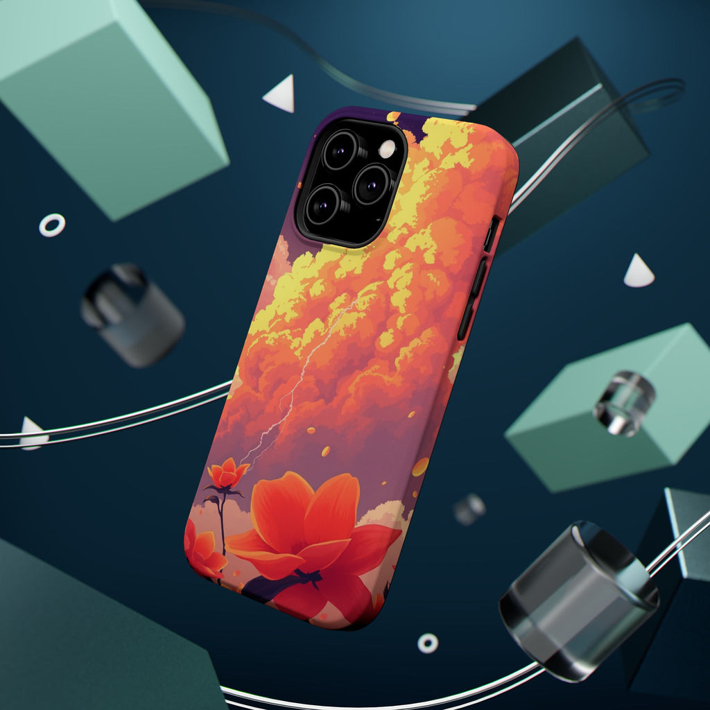 iPhone Sunset Amber And Peach Petal Storm Slim iPhone Everyday Designer · iPhone