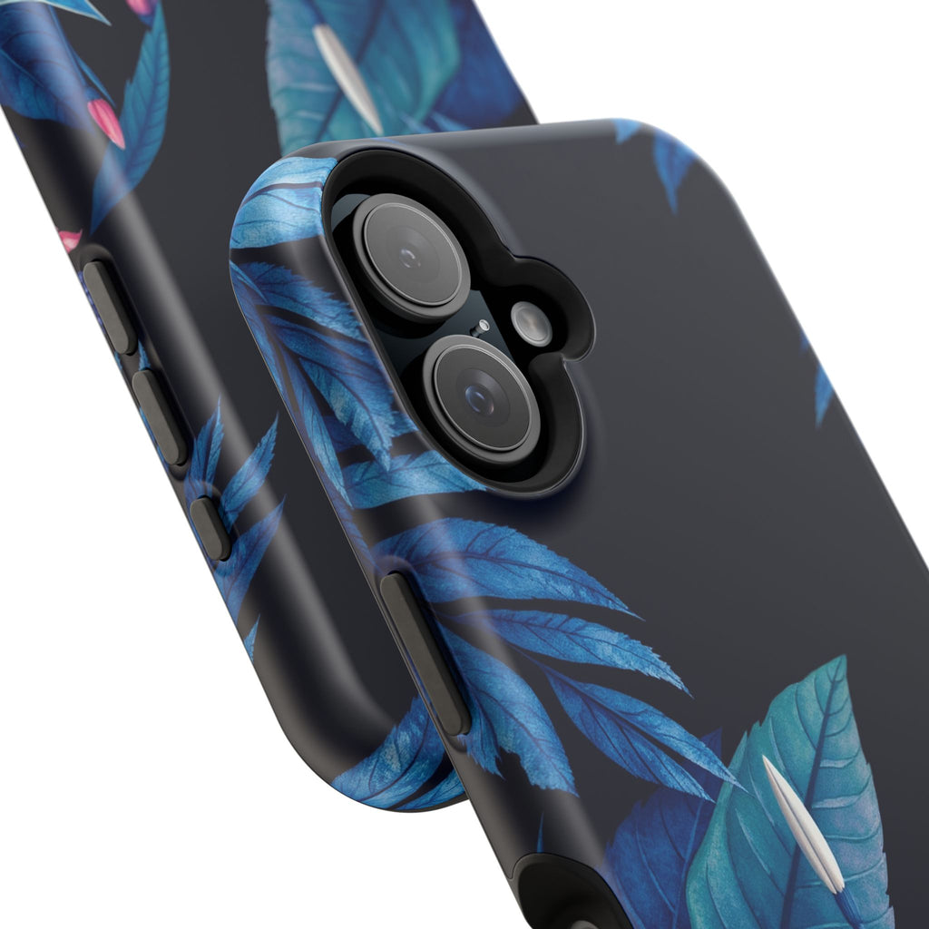 iPhone Serene Jungle Floral Design Clean Minimal Snap Cas Slim Snap Case · iPhon